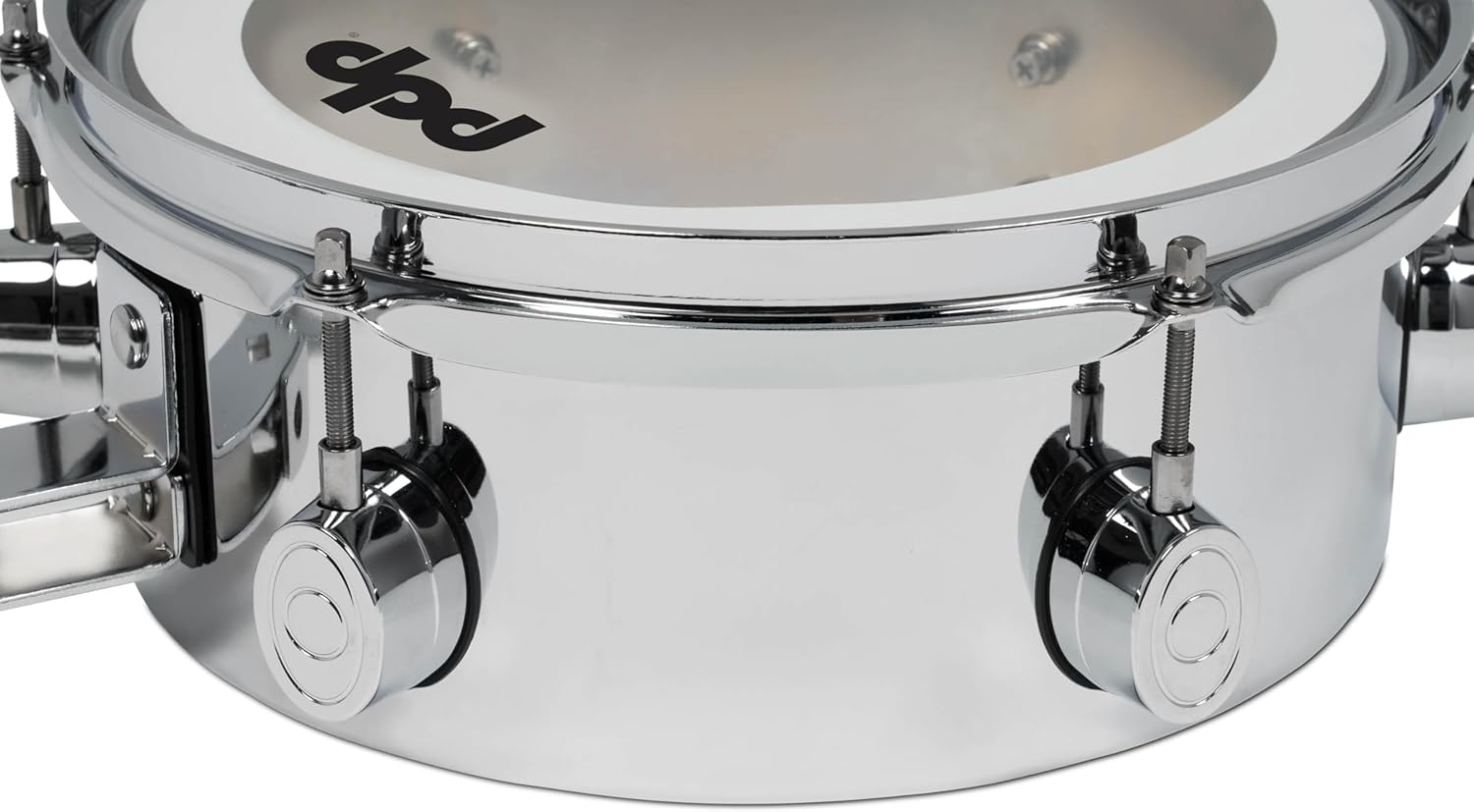 Pacific Drums by DW Mini Timbale, Chrome Plated Steel, 4X10 image number 1