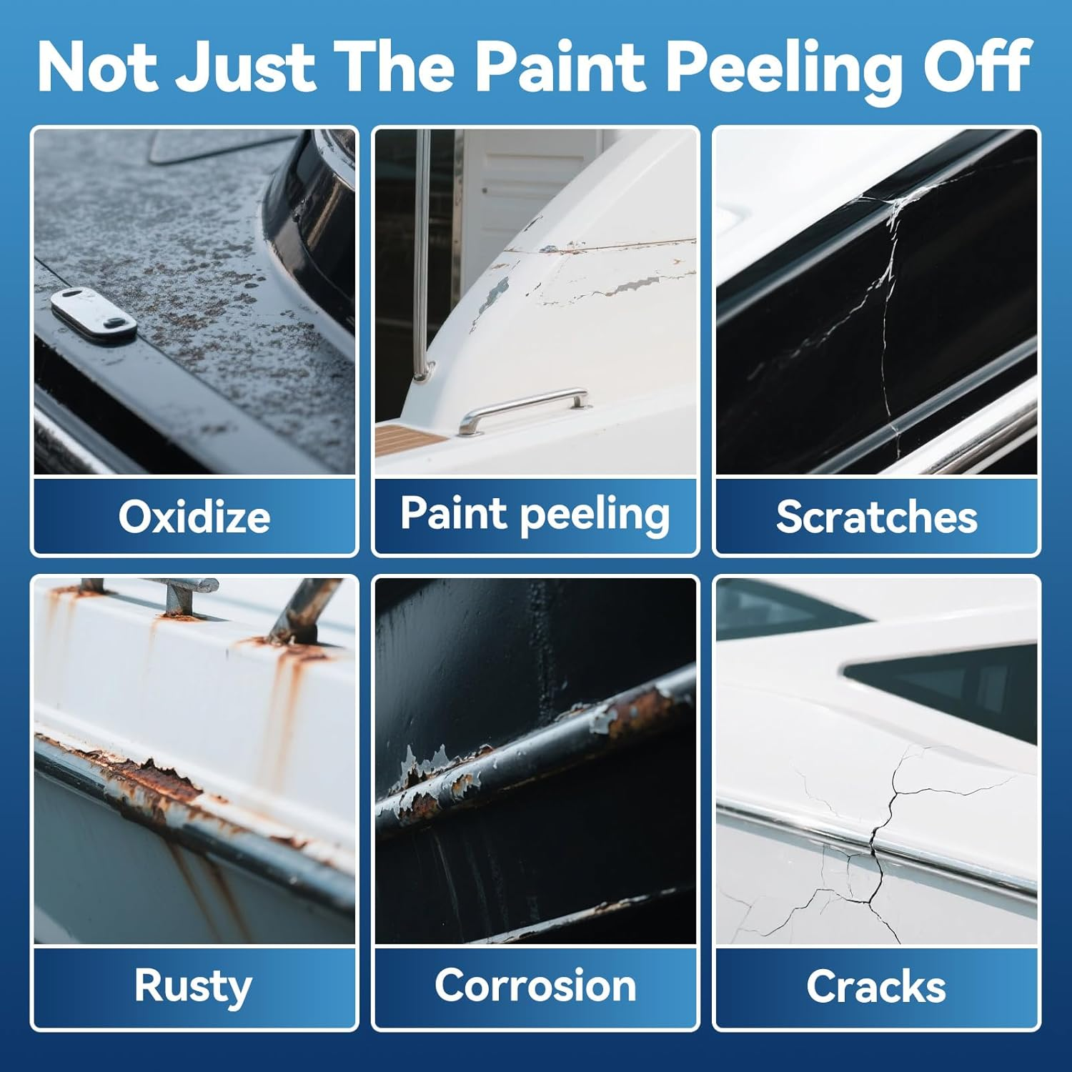 SENVEN White Paint Boat Touch up Pen High-Gloss Boat Scratch Repair Marine Topside Bottom Enamel Marine Repair for Boats, Wood, Fiberglass, Aluminum, Metals Water-Based 30Ml4 image number 4