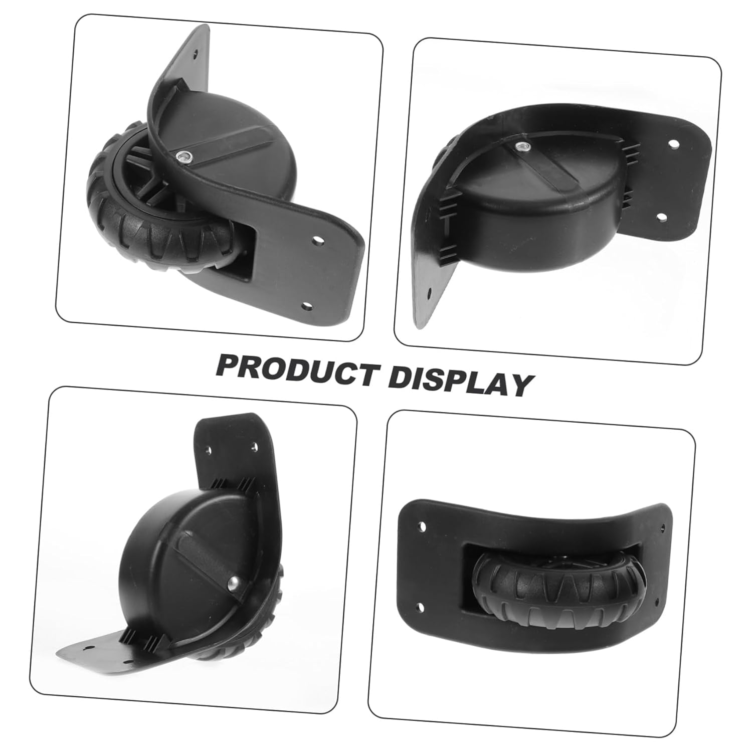 GLEAVI 4Pcs Suitcase Replacement Wheel W-097 Tank Luggage Wheels Wear Resistant Lightweight Low Noise Heavy Duty Bearing Caster Roller Single Side