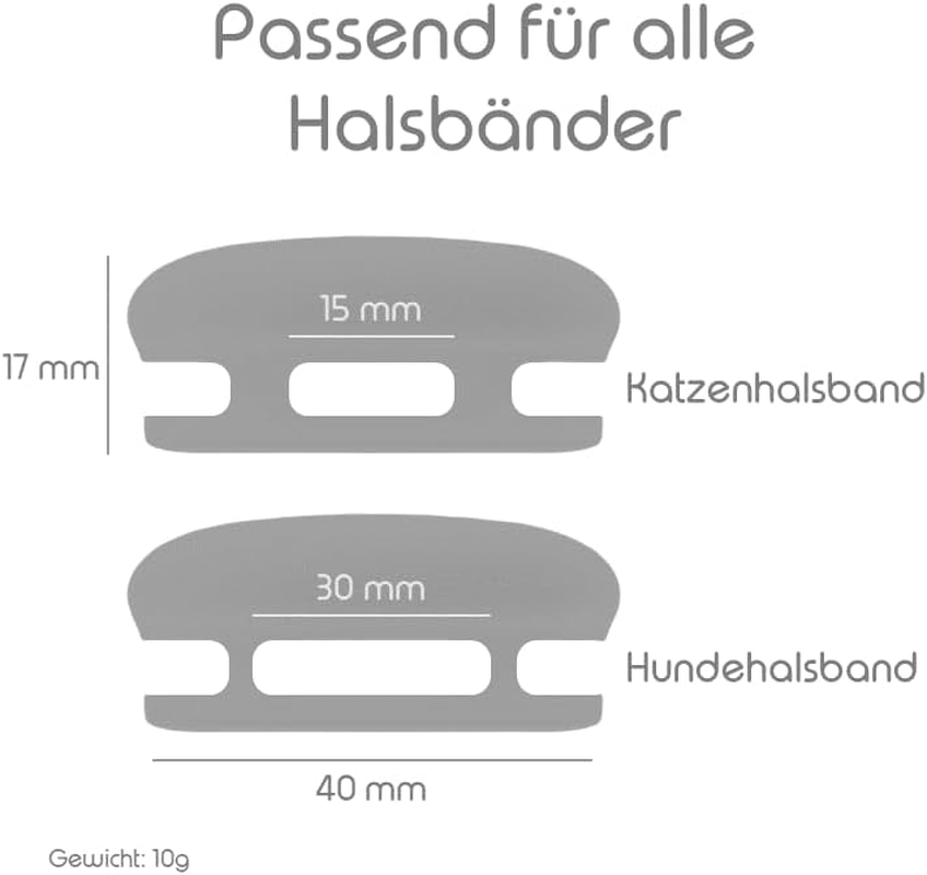 Moosh&trade; Silicone Airtag Holder for Dogs and Cats | Perfect for Pet Trackers | Safe & Stylish image number 6