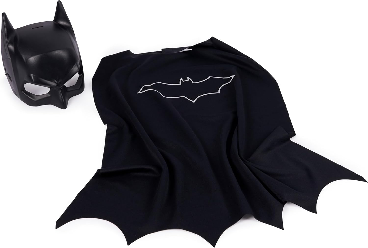 DC Comics, Batman Cape and Mask Set, Super Hero Costume Accessories, Kids&rsquo; Roleplay for Boys and Girls Aged 3+ image number 3