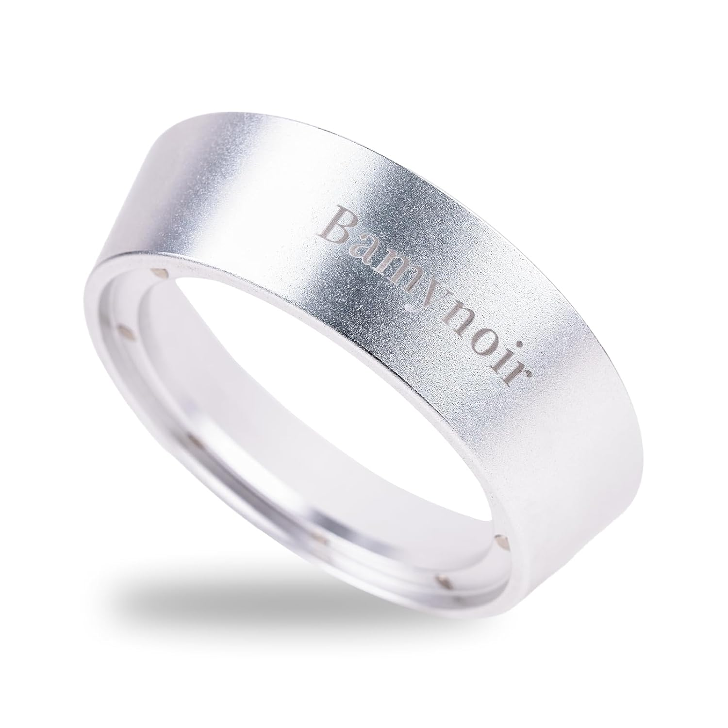 54Mm Magnetic Dosing Funnel Compatible with Breville 54Mm Protafilter,Espresso Coffee Dosing Ring - 20Mm Anodized with 8 Neodymium(Silver) image number 2