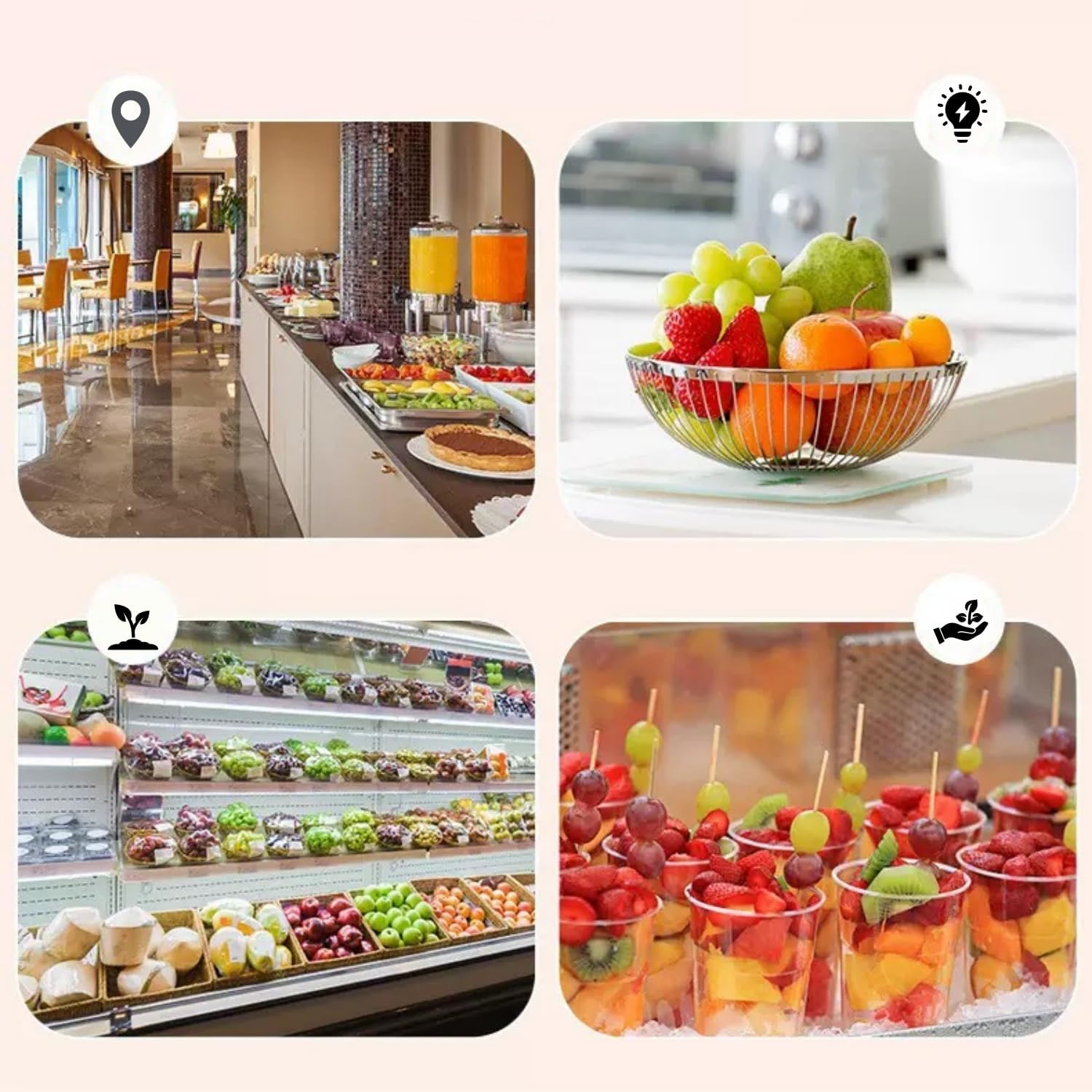 Fruit Fly Trap Indoor and Outdoor &ndash; Fruit Fly Trap with Built in Window, Sticky Fly Traps for House, Kitchen, Office, Plants &ndash; Gnat Catcher for Home Use