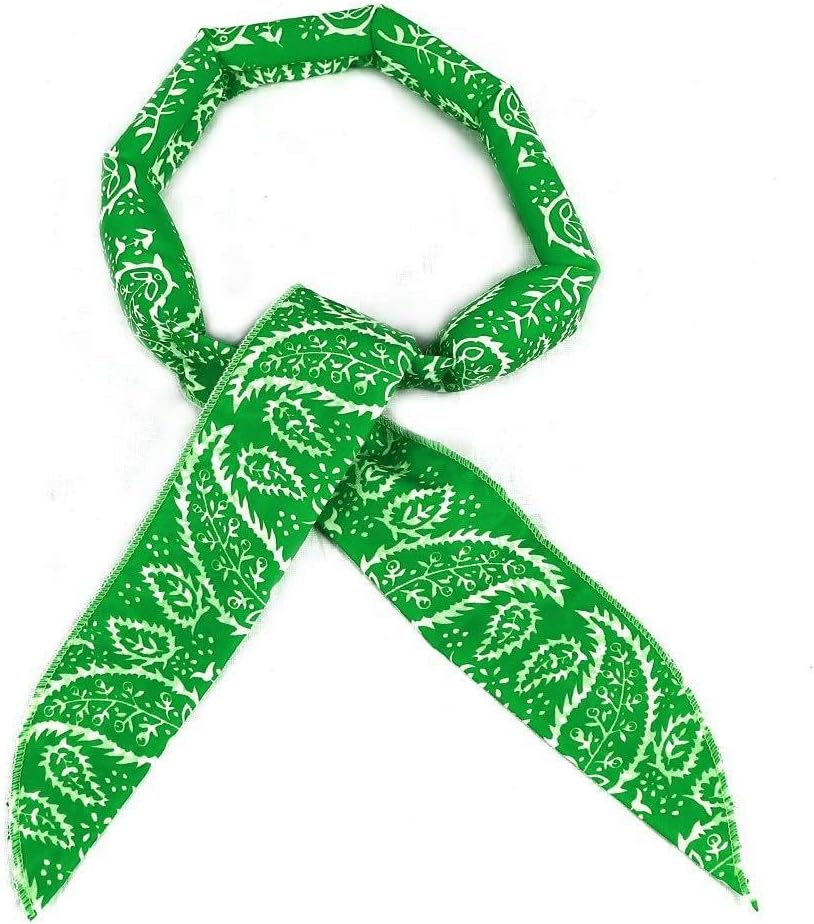 Neck Wrap Headband 100X5Cm Cooling Bandana for Neck Cooling Bandana Scarf Cold Towel Printed Soaked Tie around Neck