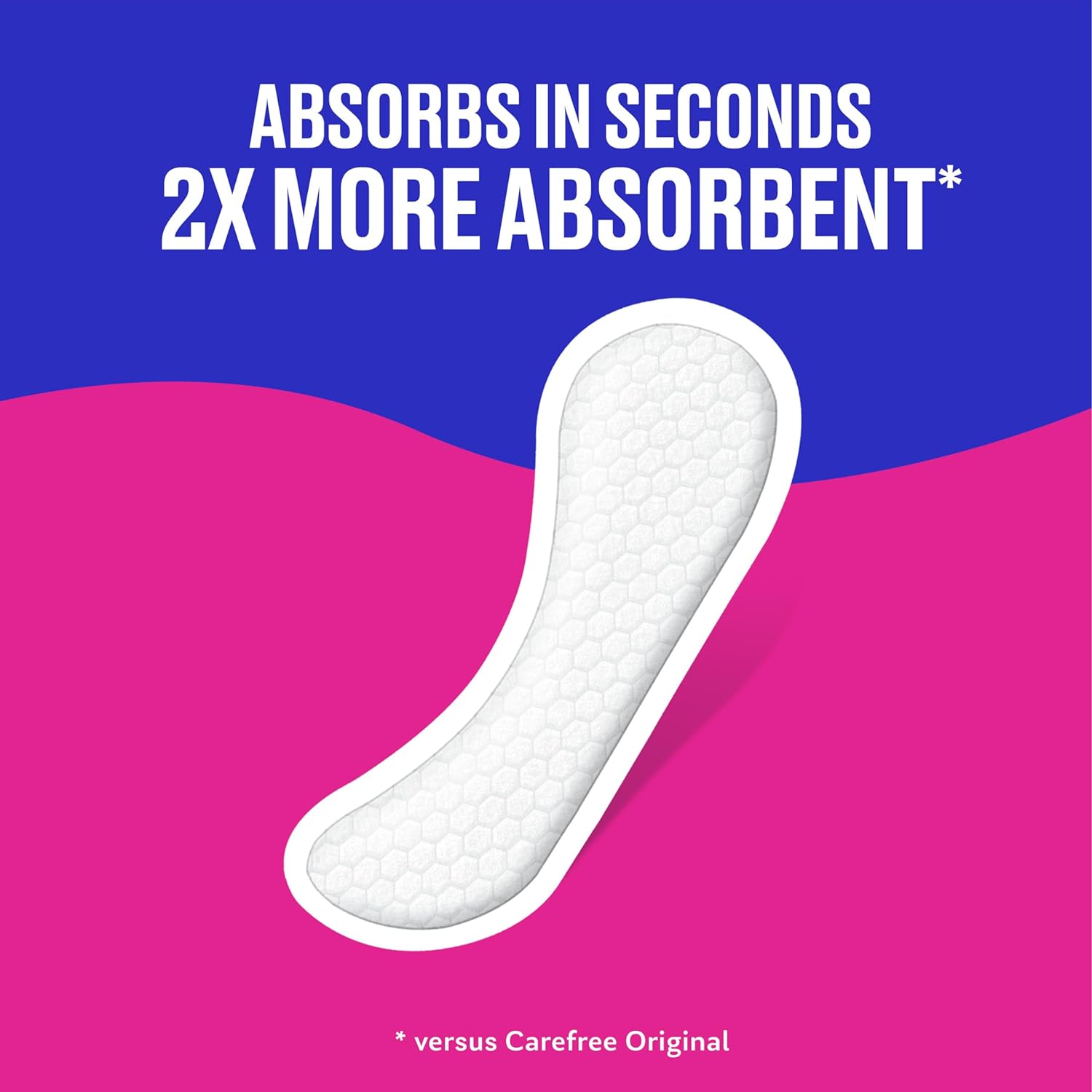 Carefree Acti-Fresh Ultra-Thin Panty Liners, Regular, Unscented - 120 Count image number 4