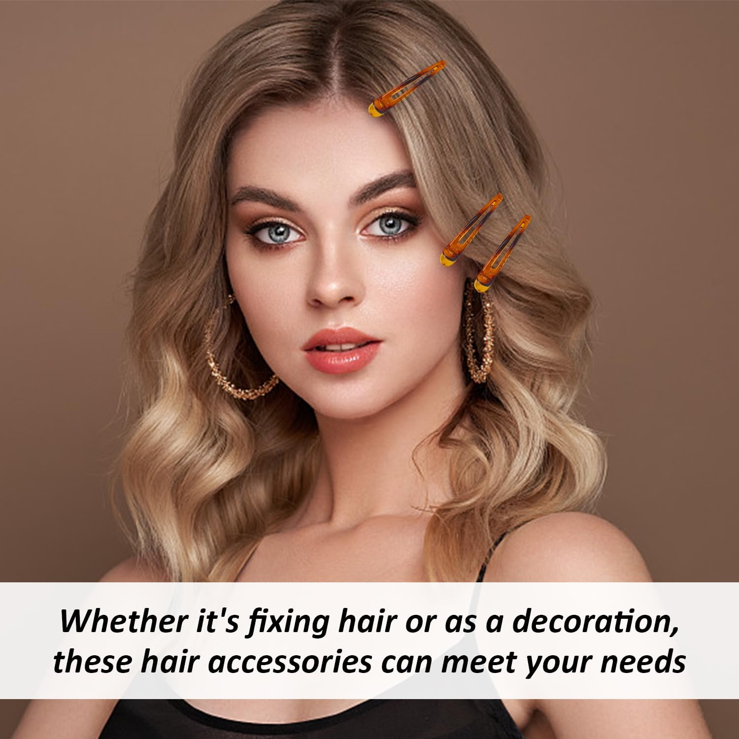 2 Pieces with Teeth Headbands, 2 Pieces Made of Plastic Hair Pins, Simple and Fashionable, Universal for Men and Women, Non-Slip Headwear, Creative Multifunctional Hair Accessories image number 2