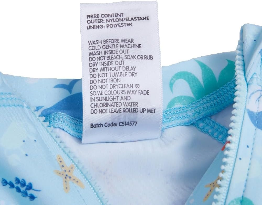 Big Softies Long Sleeve Rashie with Swim Hat- Whale, Size 4 image number 5