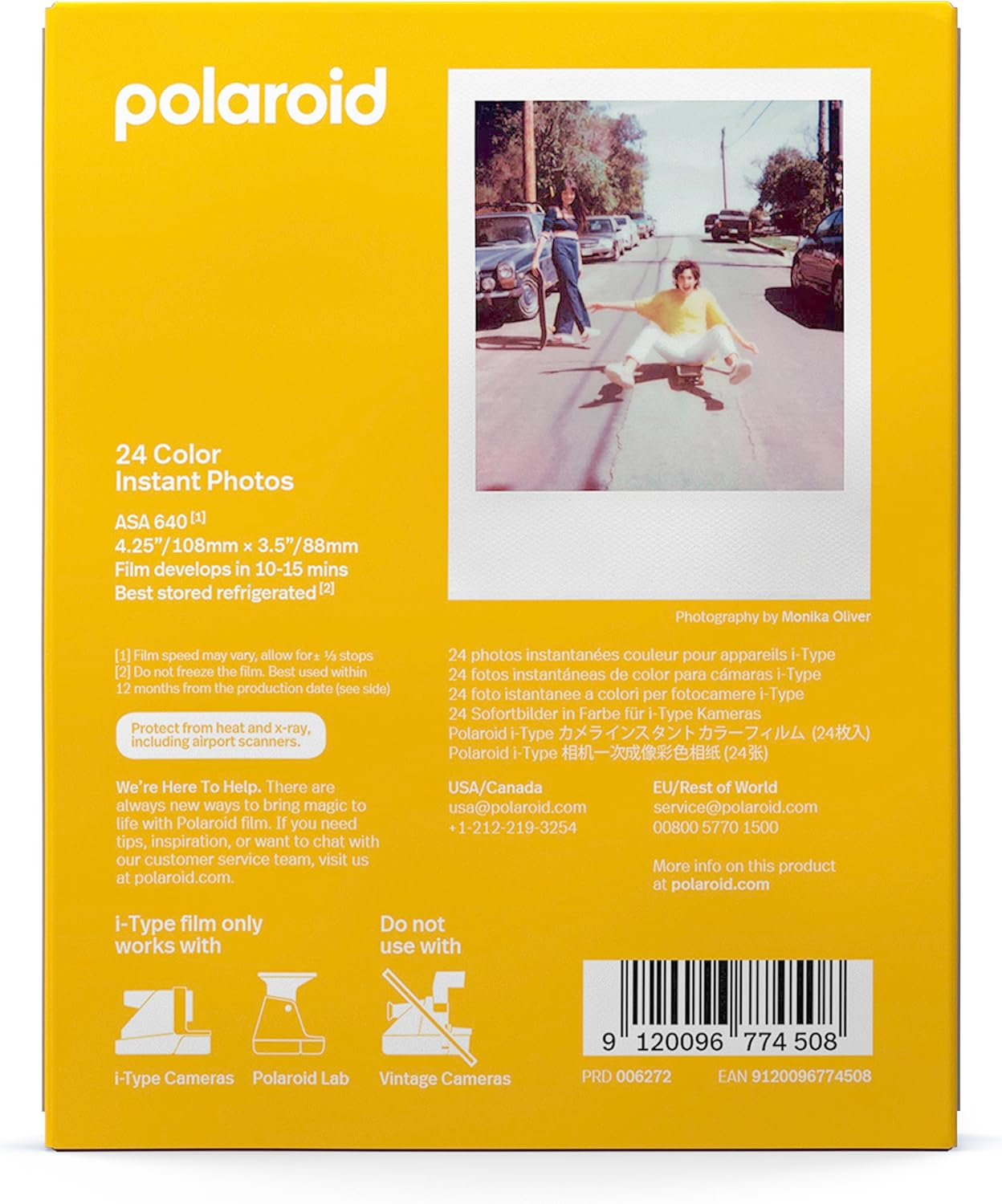 Polaroid Color I-Type Film - Triple Pack, 24 Photos (6272) image number 4