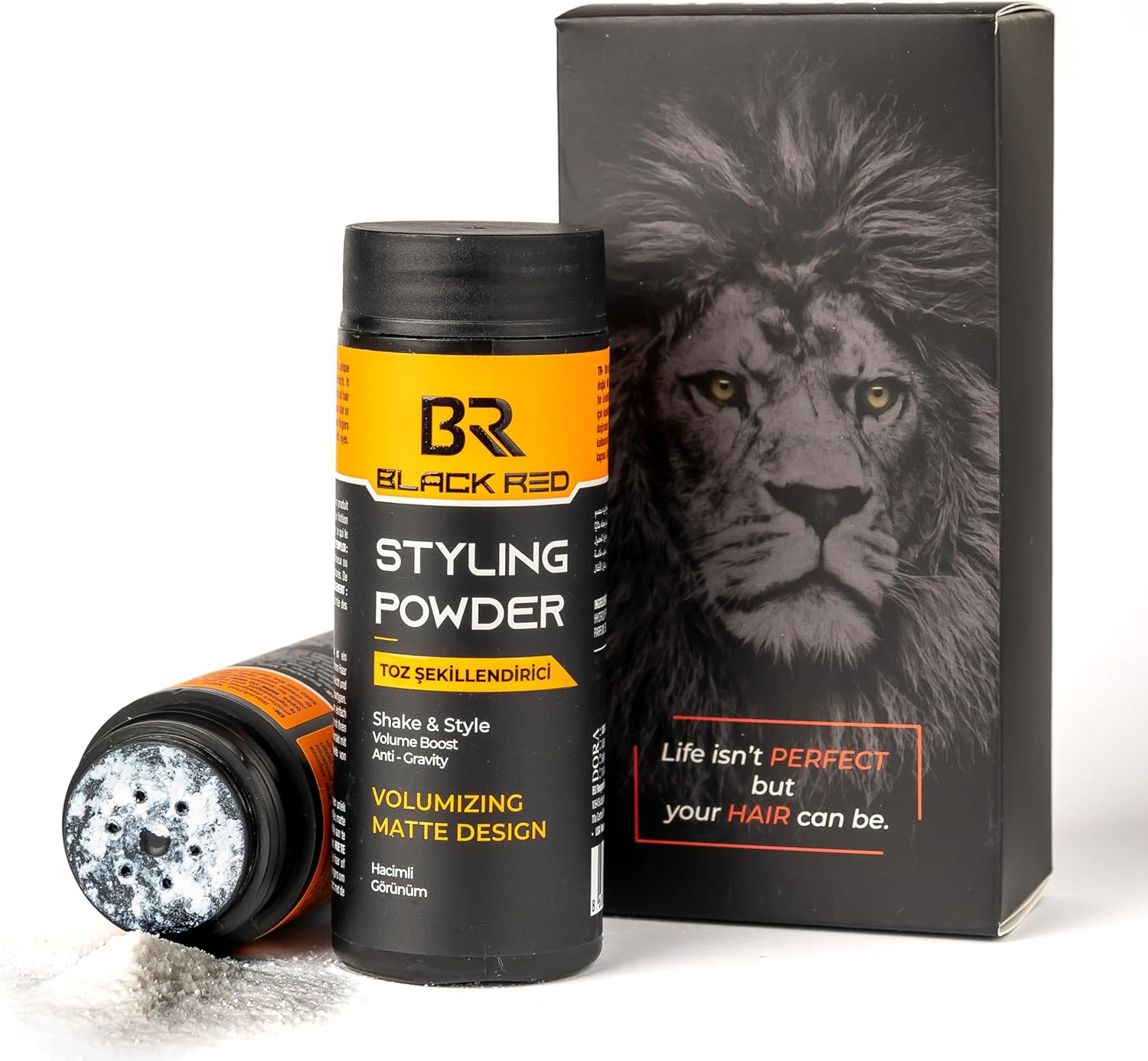 Black Red&reg; Hair Texturising Styling Powder, 20 Gr: Get Invisible Texture and Volume for a Natural Matte Look image number 6