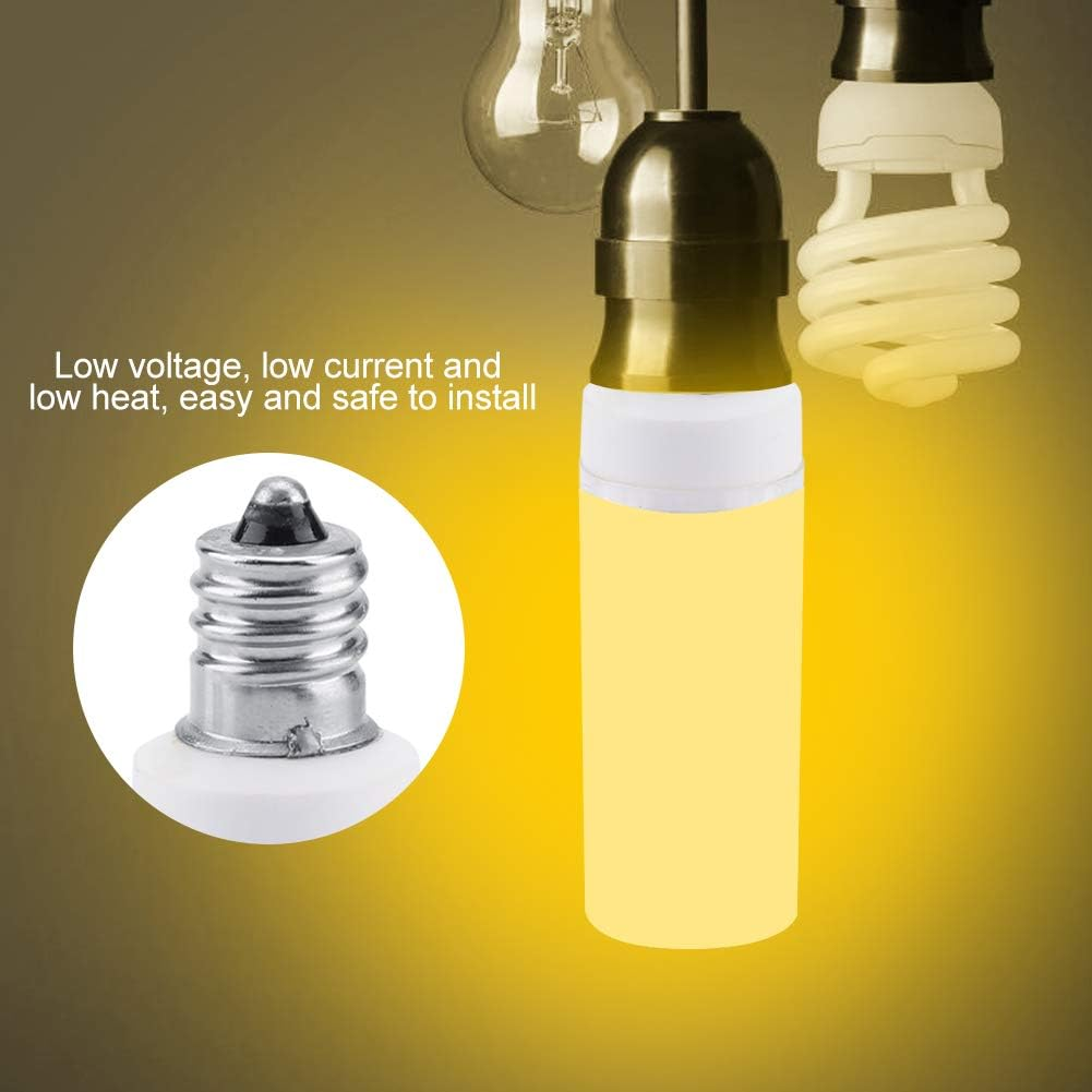 Haofy LED Corn Bulb 6W E12 Base 360&deg; Beam Angle Corn Light 88 SMD LED 630LM for Cabinet Shelf Lighting for Indoor Home Office Decorative Accent Fixtures (E12) image number 4