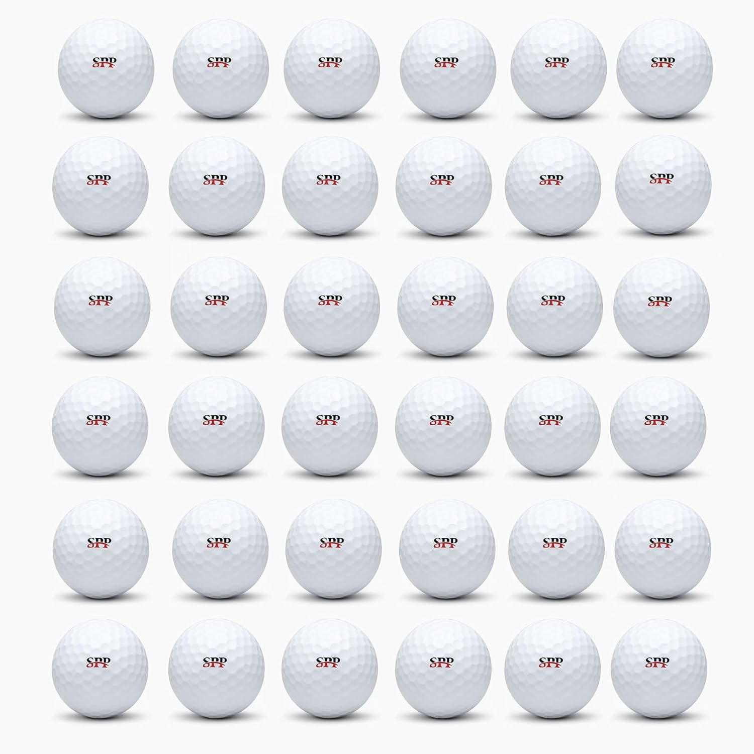 SPP Golf Balls for Practice & Competition, Durable&Double Layer，Premium High Elasticity Rubber Core for Golfers， Training Golf Balls for Indoor Outdoor