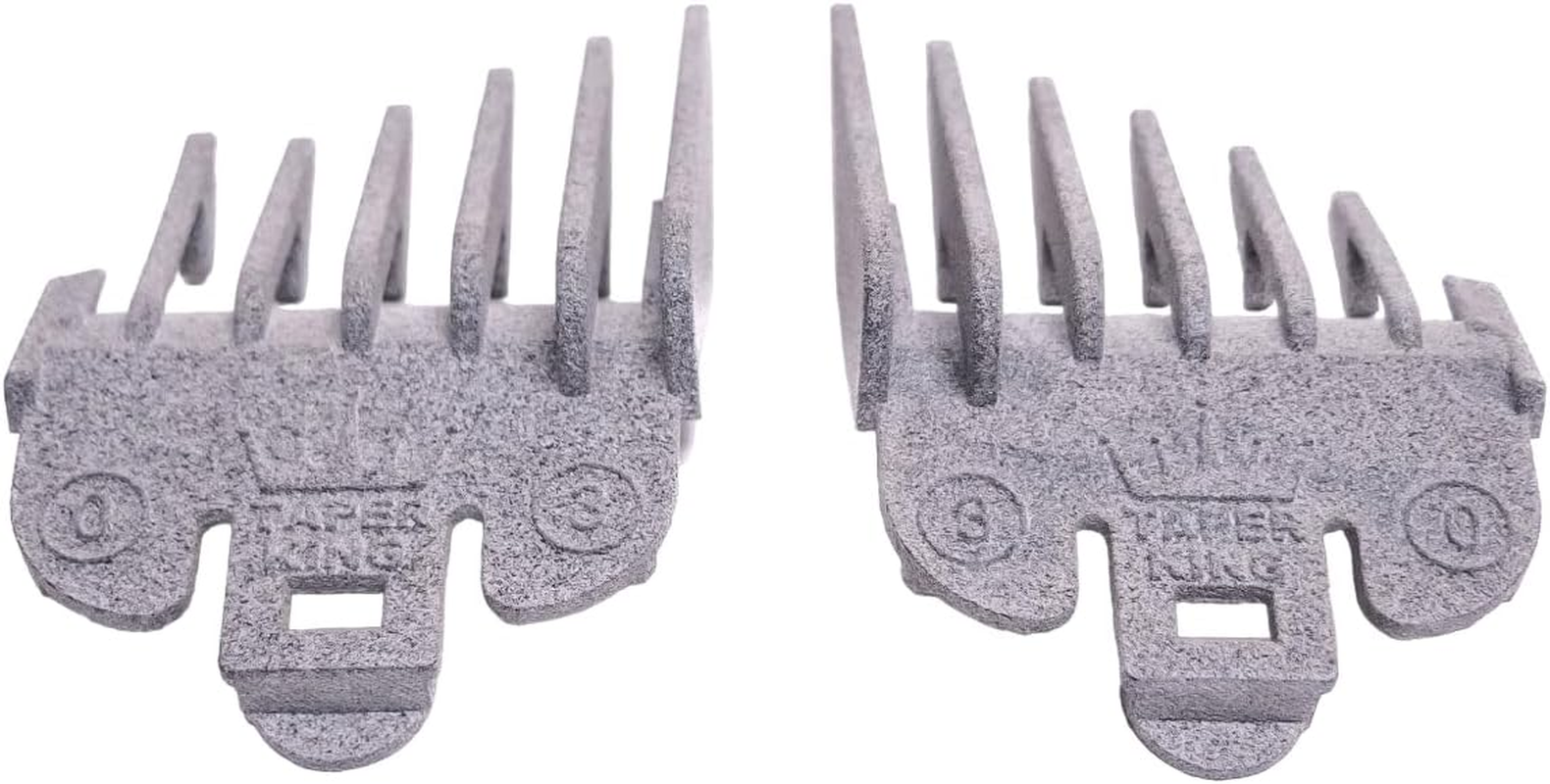 Taper King Clipper Guide Combs - Fool Proof Tapers & Fades at Home! Granite (#0 to #3) - Compatible with Oster/Andis Clippers!