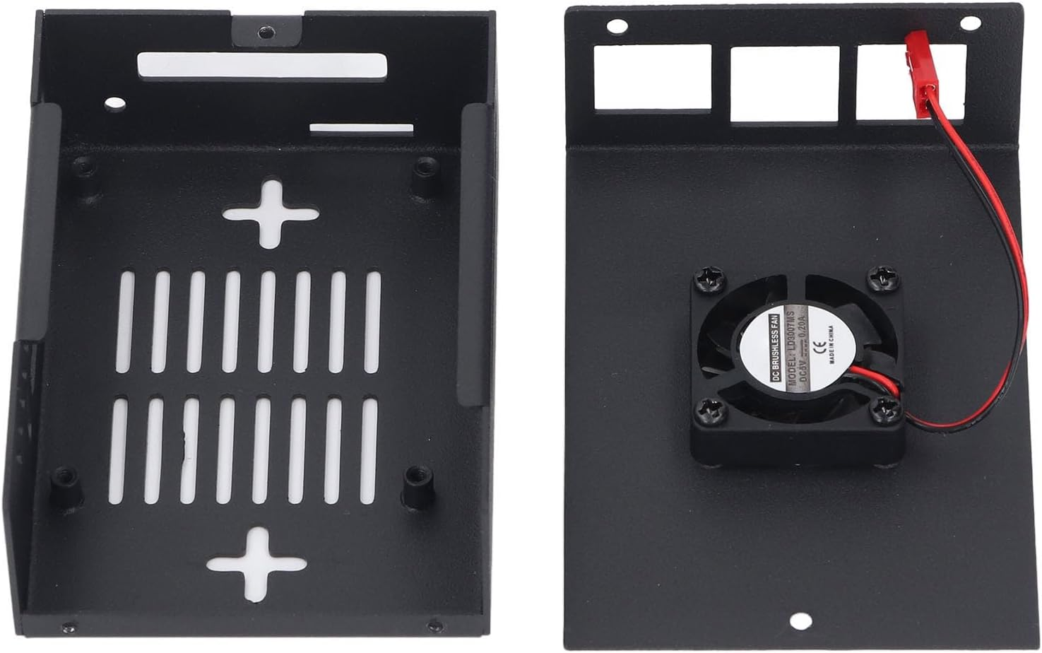 POENVFPO Zinc Alloy Single Board Computer Cooling Case with Fan, Robust Enclosure for Orange Pi 5 MAX, Superior Protection and Cooling Performance