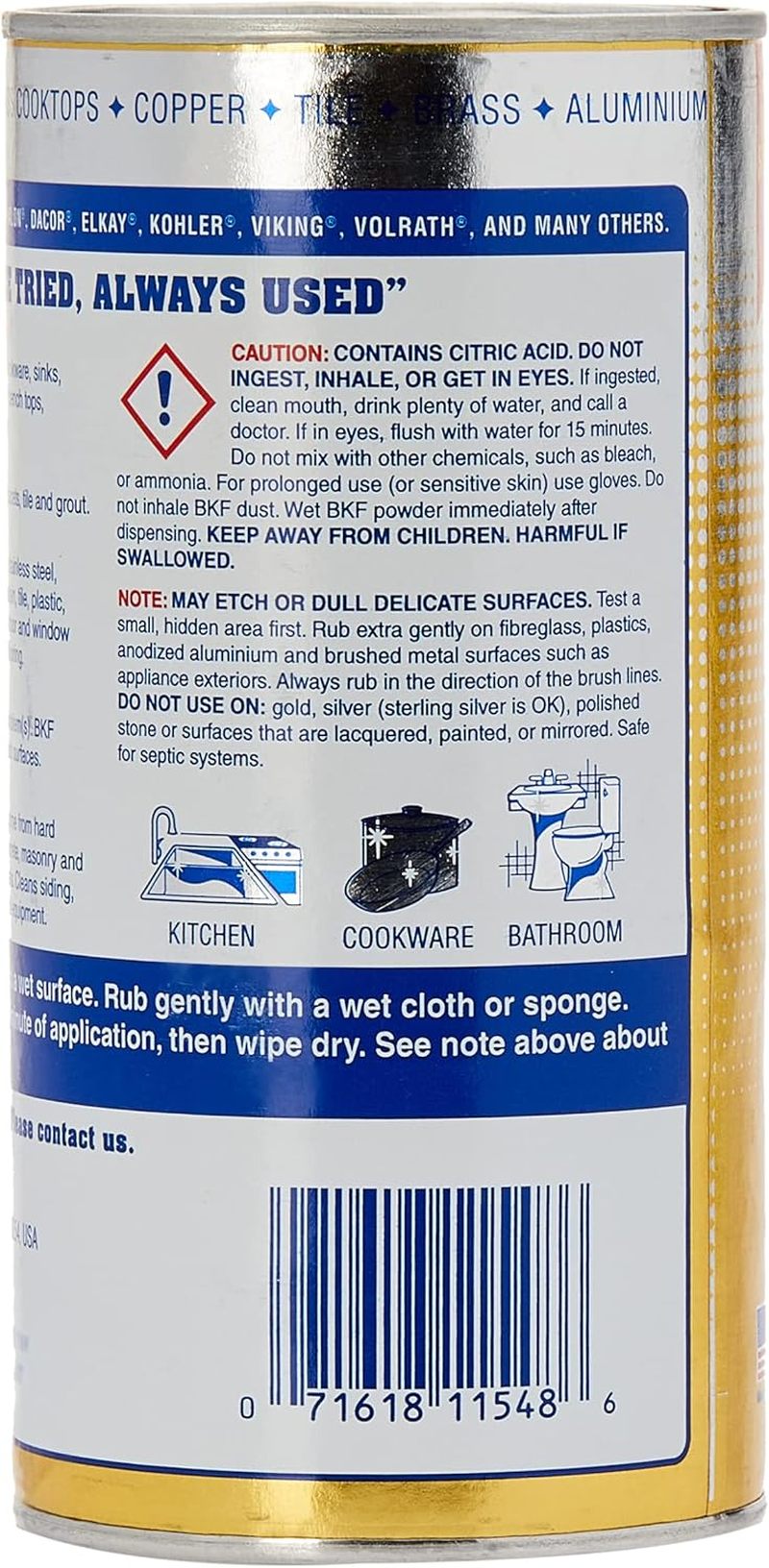 BKF Cleanser&Polish 340G BKF-35001-S image number 1