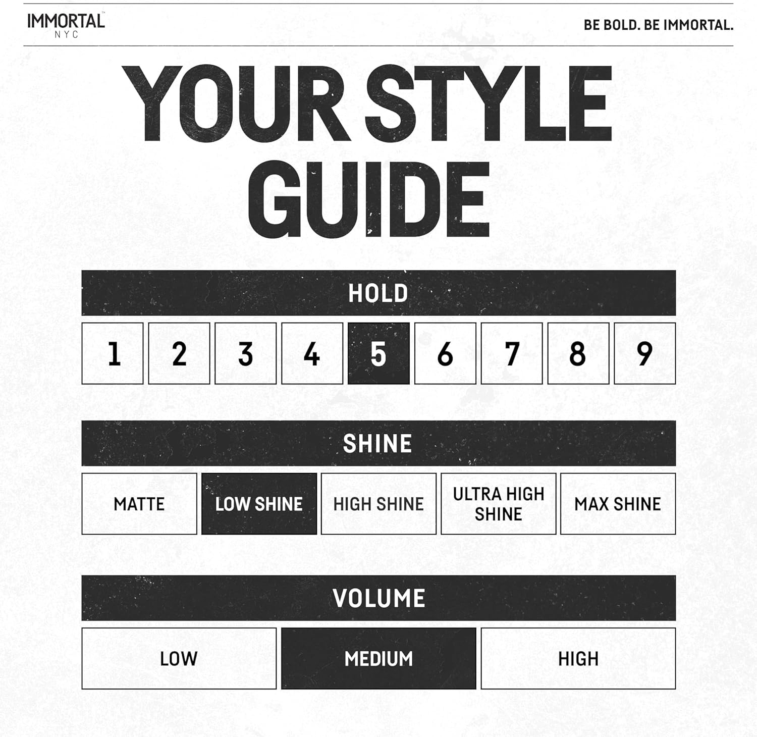 Immortal NYC Iconic Men Cream Pomade - Flex Medium/Stong Hold - Low Shine All Natural Water-Based Hair Cream Pomade for Men - No Residue, All Hair Types image number 5