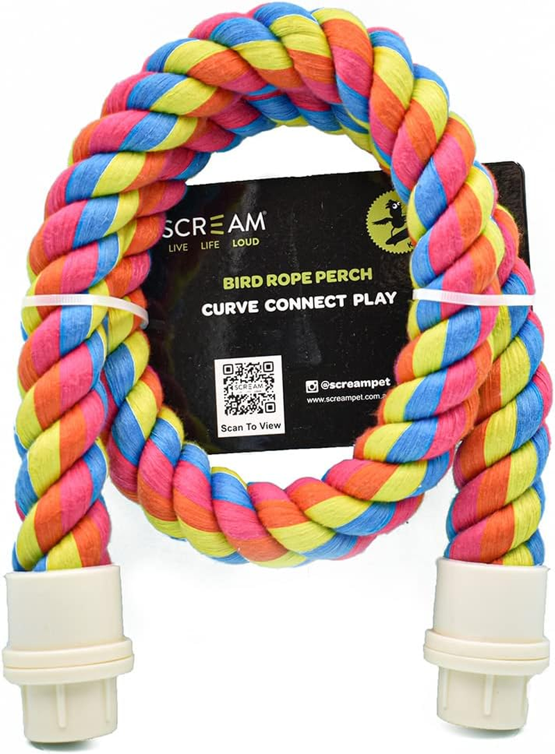 Scream Bird Rope Perch 3X90Cm image number 1