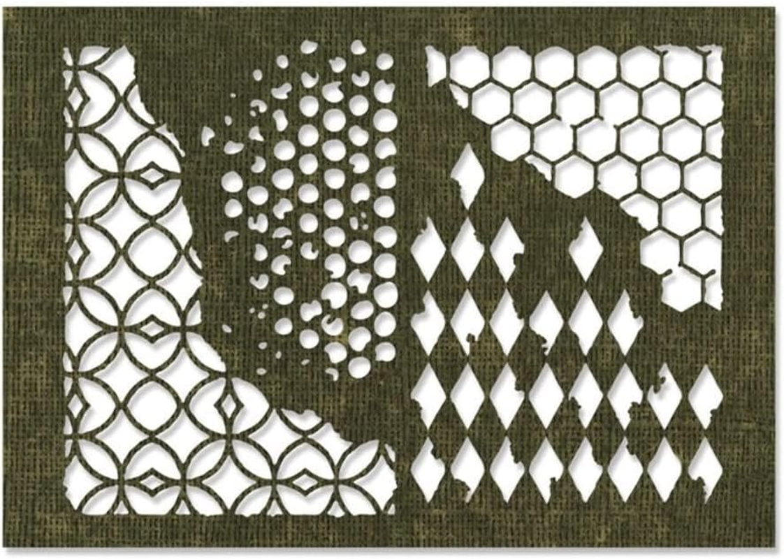 Sizzix Thinlits Die Set 4Pk-Mixed Media by Tim Holtz, Metal image number 3