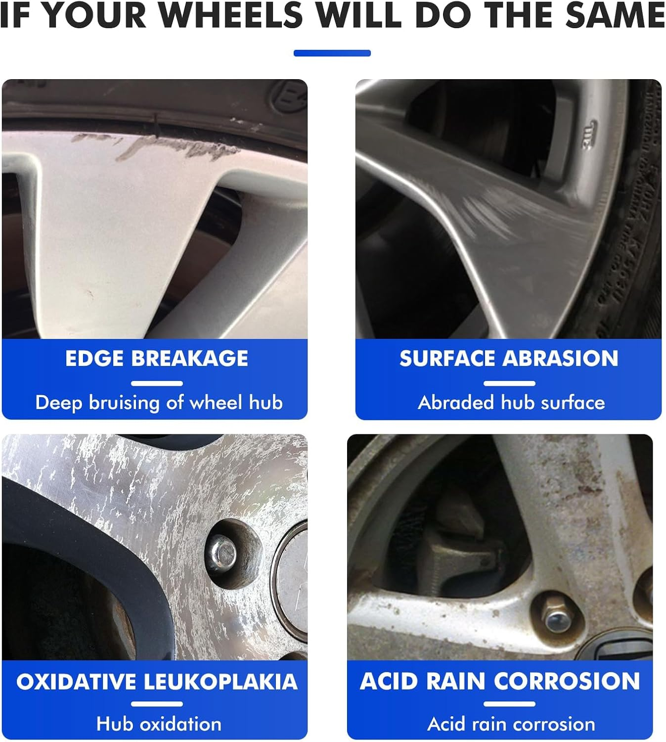 Matte Black Rim Touch up Paint, Rim Repair Kit Curb Rash, Wheel Touch up Paint for Quickly Fix Rim Scratches, Chips, Curb Rashes and Surface Damage image number 3