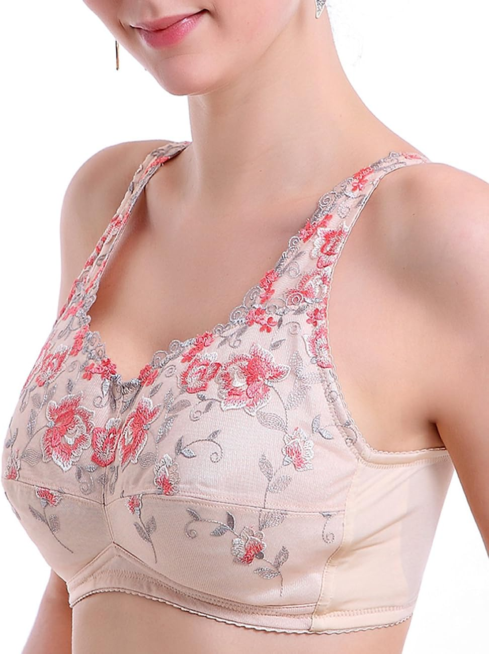 BIMEI Mastectomy Bra Pocket Bra for Silicone Breast Forms Comfortable Underwea8466 image number 5