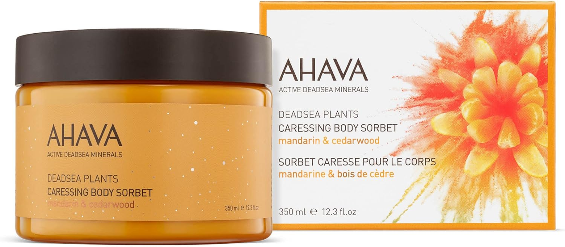 AHAVA Dead Sea Plants Caressing Body Sorbet, Mandarin & Cedarwood - Hydrate & Refreshes Skin, Enhances Suppleness, Envelops in Energizing Sensation, with Osmoter, Bisabolol, Vitamin B5 & E, 11.8 Fl.Oz image number 5