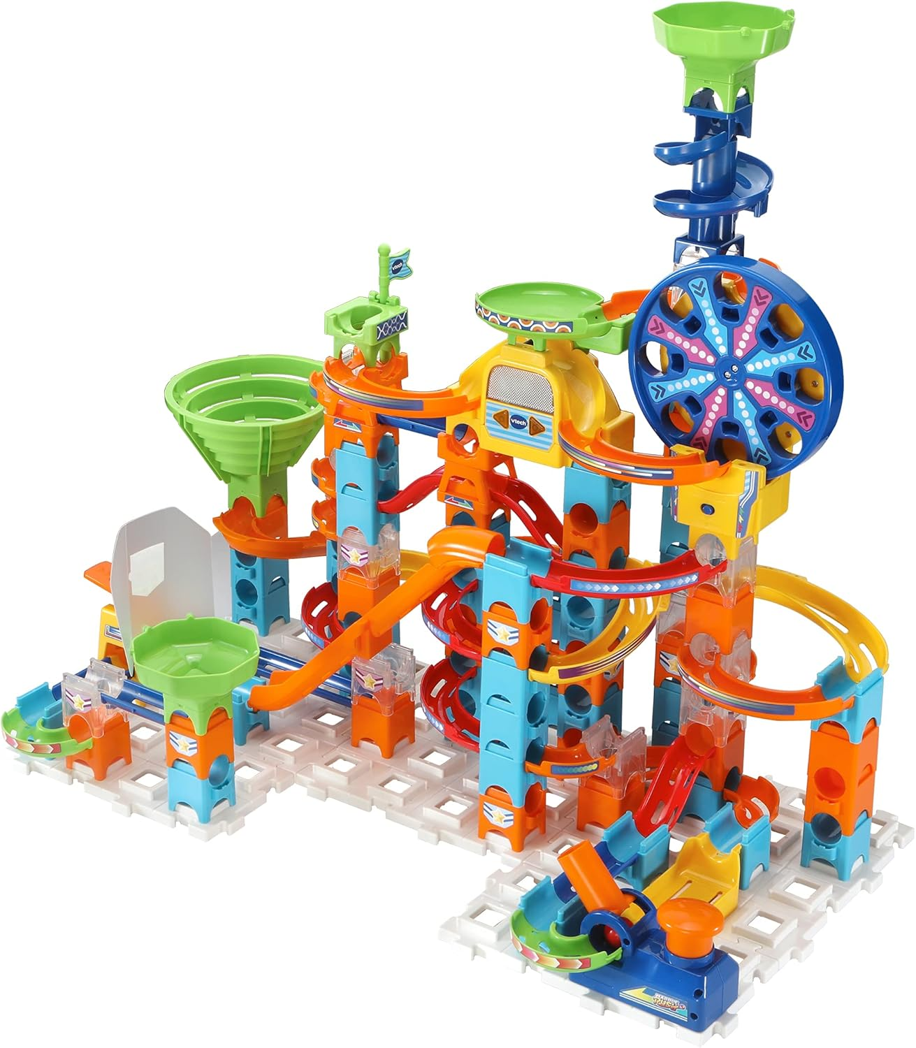Vtech Marble Rush Adventure Set - Construction Toys for Kids with 10 Marbles and 128 Building Pieces - 542303 - Multicoloured image number 2