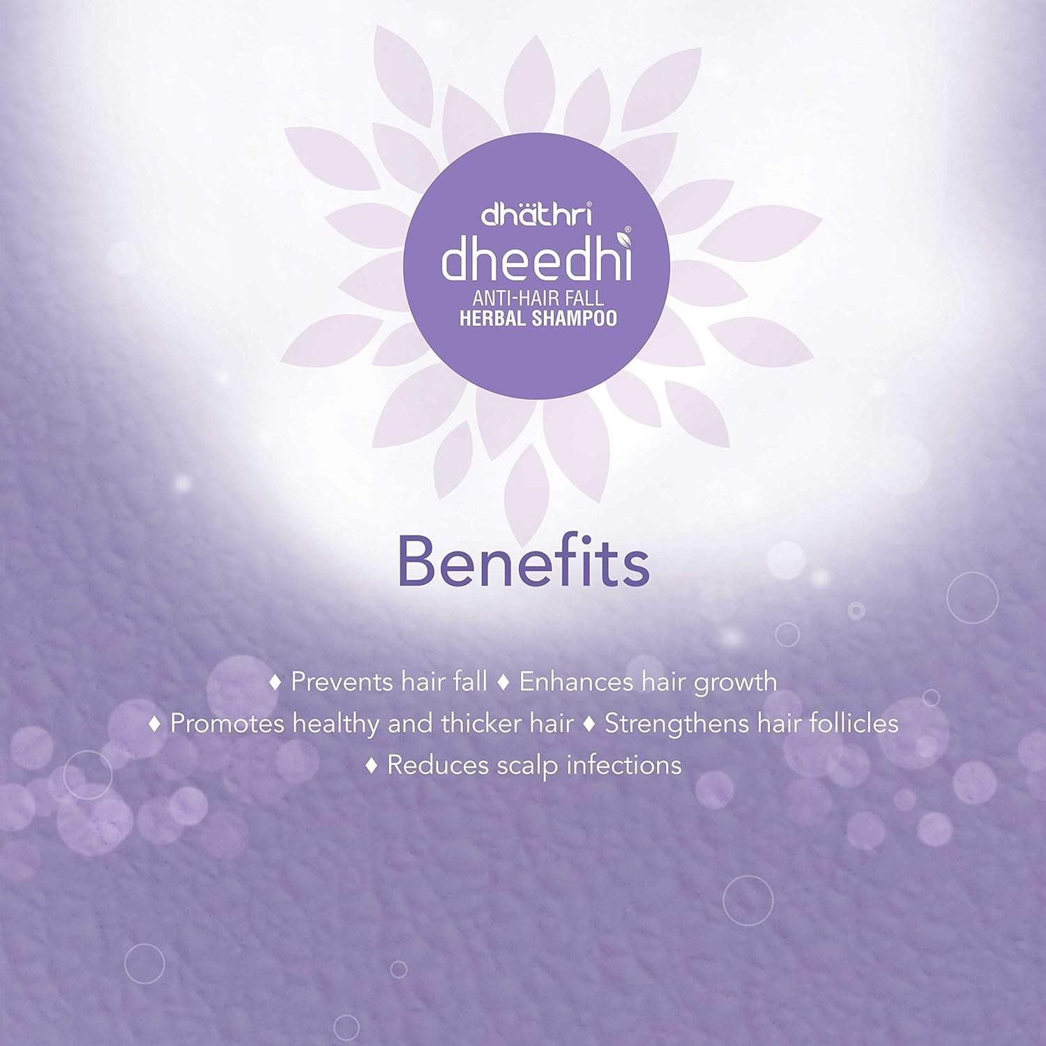 Dhathri Dheedi Anti-Hair Fall Herabal Shampoo for Controlling Hair Fall Naturally - 200Ml (Pack of 2)