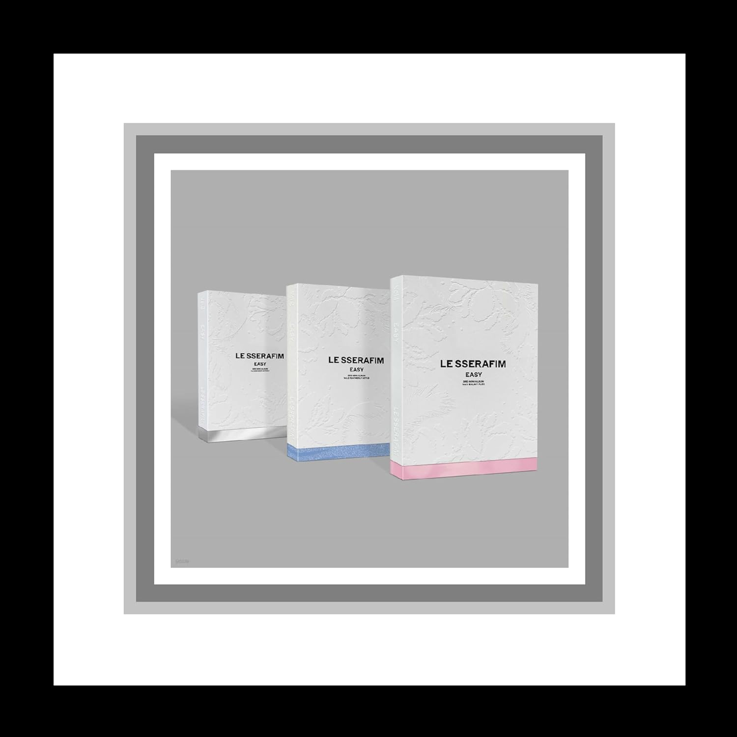 LE SSERAFIM Easy 3Rd Mini Album Standard Vol.2 Version Cd+1P Folding Poster on Pack+104P Booklet+1P Photocard+1P Postcard+3Ea Sticker+1Ea Lyric Book+Tracking Sealed LSFM image number 1