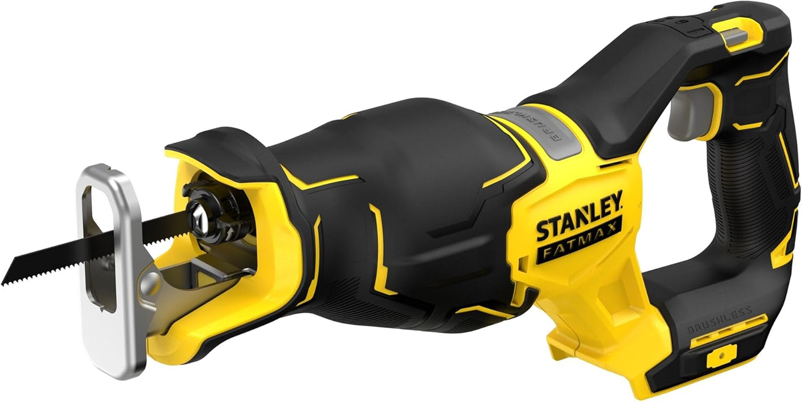 STANLEY FATMAX V20 | 18V Brushless Reciprocating Saw - Brushless Motor Delivers up to 3,200 SPM, 2-Speed, 29Mm Stroke Length, LED Work Light, Saw Only image number 5