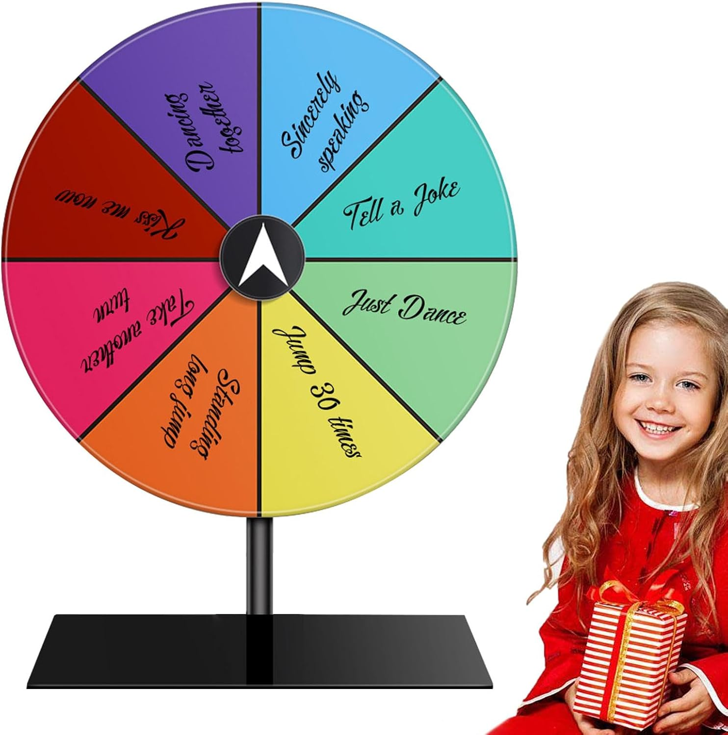 Spin Wheel,Dry Erase Spin Wheel Spinner Game - Heavy Duty Editable, Game Spinner Tabletop Prize Wheel for Trade Show Pub image number 5