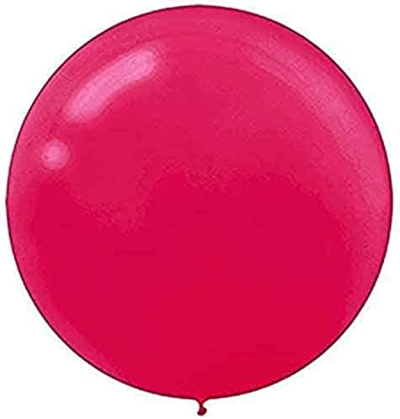Amscan Bright Pink Latex Balloons 4 Pieces, 60 Cm Size