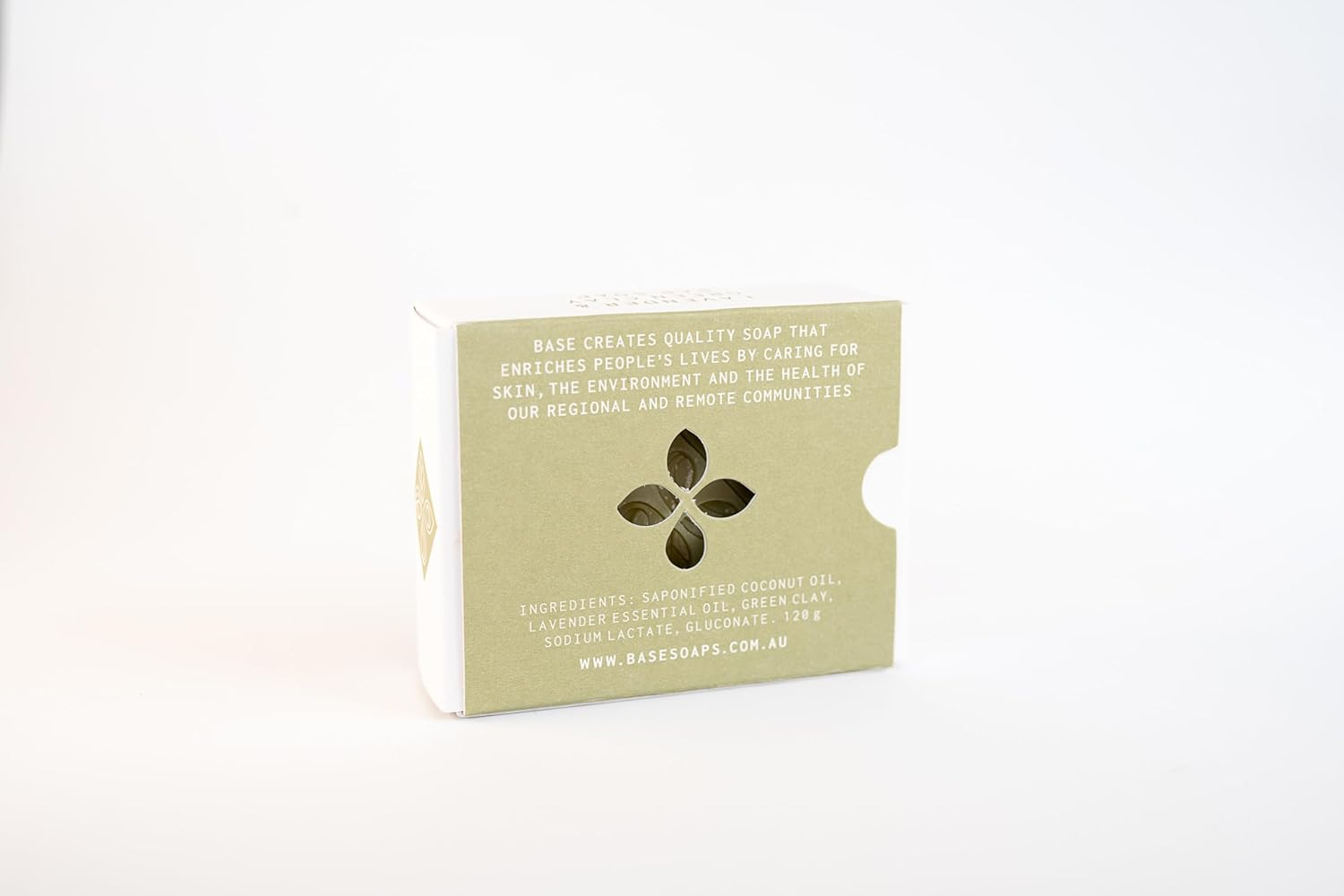 Base - Soap with Impact - 10 Pack Lavender and Green Clay Soap Bar, 132G Pack of 10 image number 5