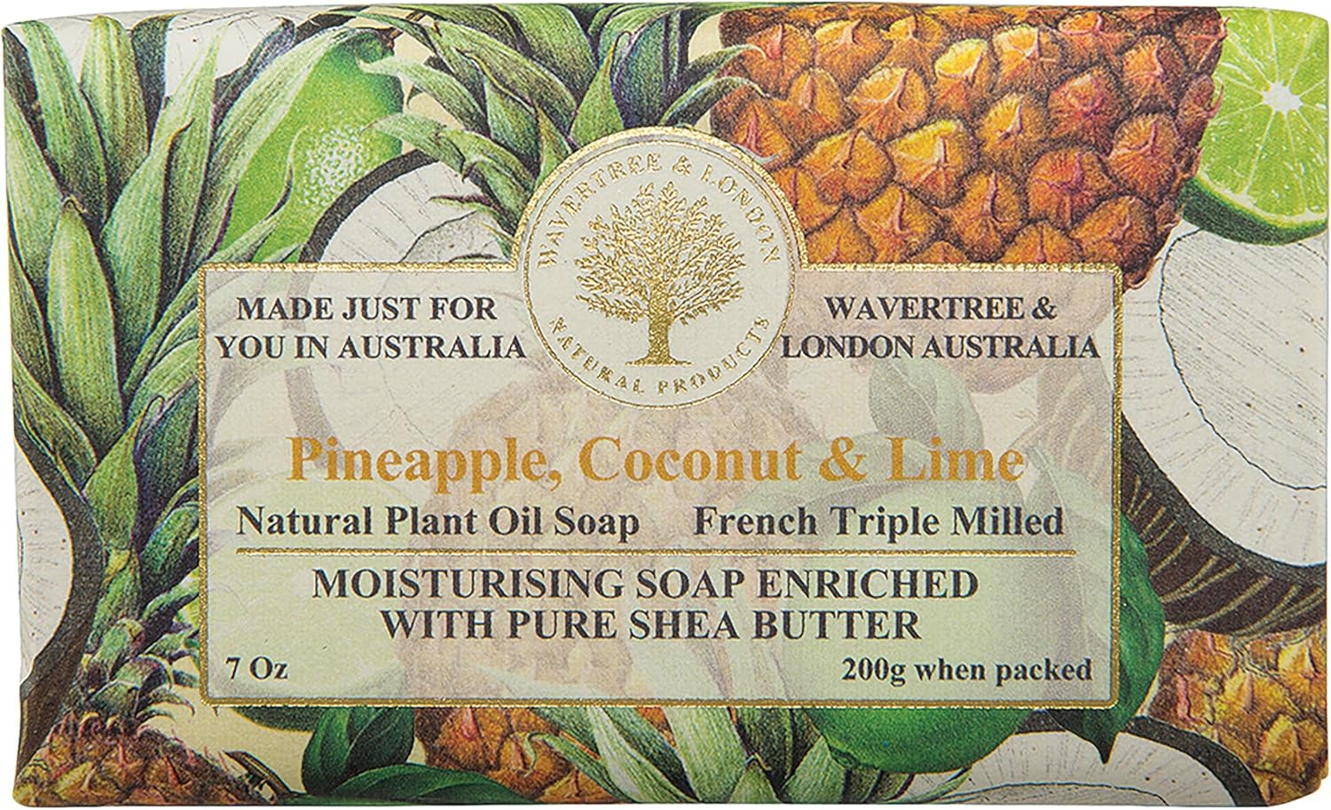 Wavertree and London Pineapple Soap Bar, 200 G image number 4