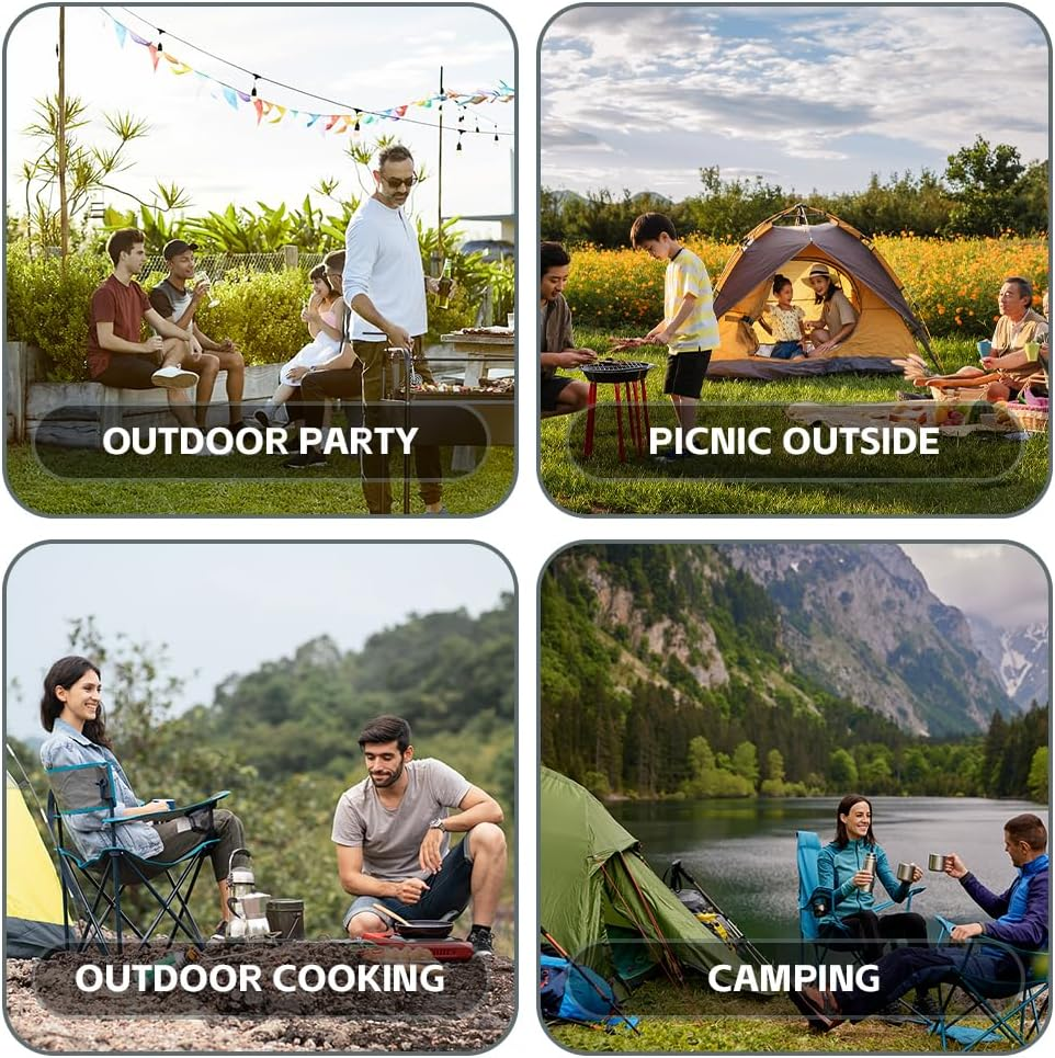 Namolit Camp Plates and Pans Sets Nonstick Backpacking Picnic Cooking Ultra-Lightweight Portable image number 4