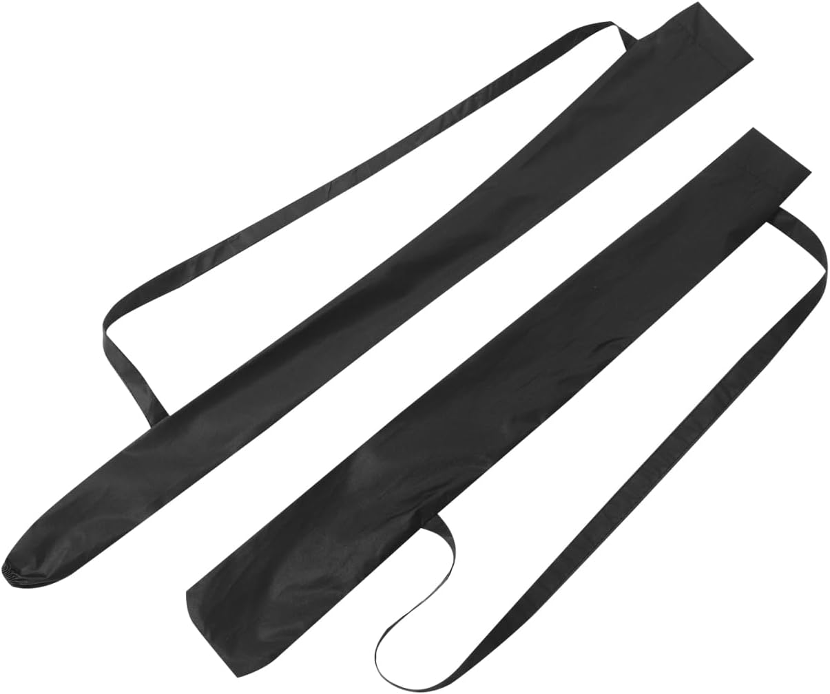 2Pcs Umbrella Bag with Shoulder Strap Waterproof anti Dust Reversible Umbrella Cover Carry Case for Storage Travel Home Car Black image number 2