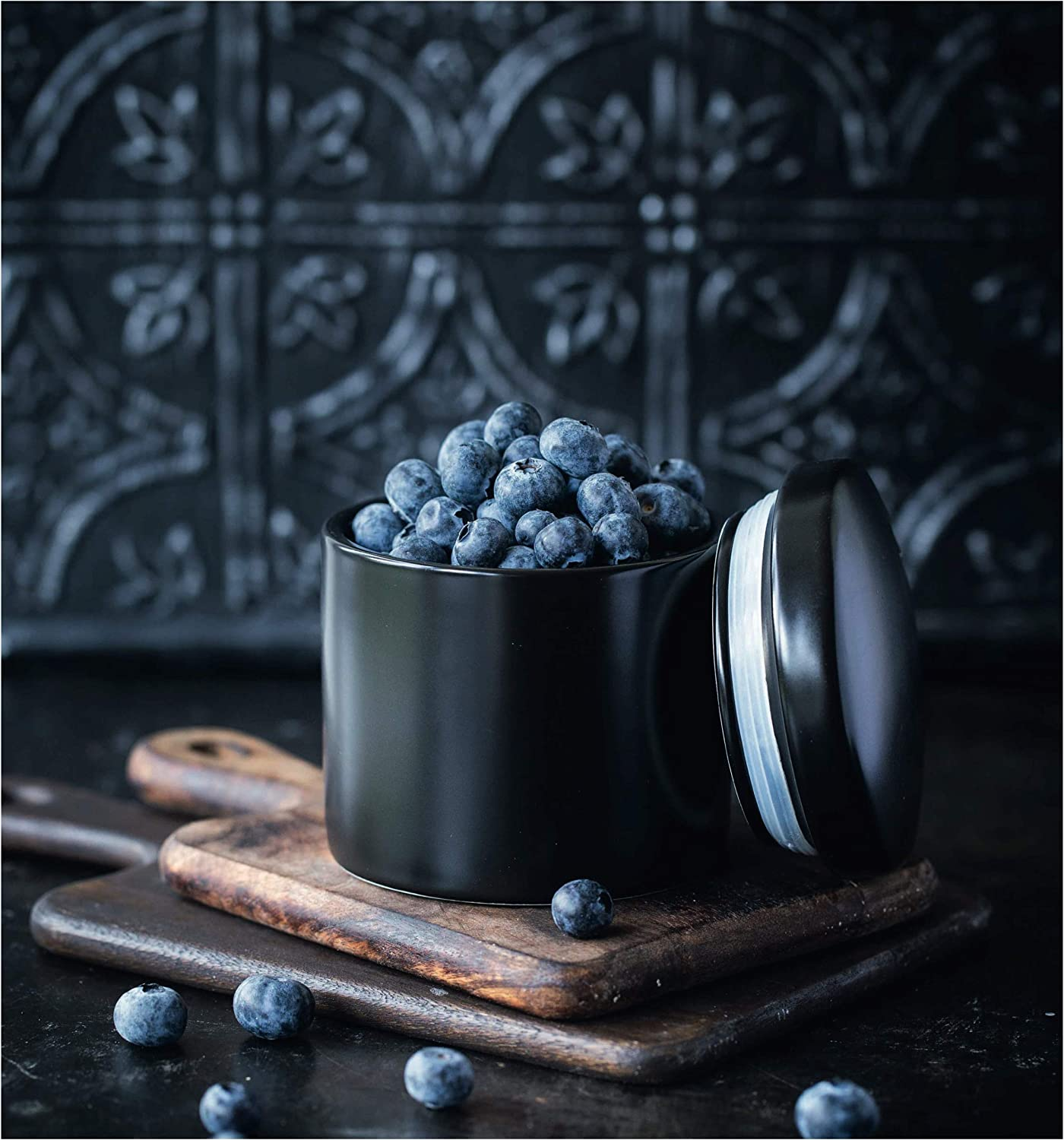 Maxwell & Williams Epicurious Canister 500ML Black Gift Boxed image number 3