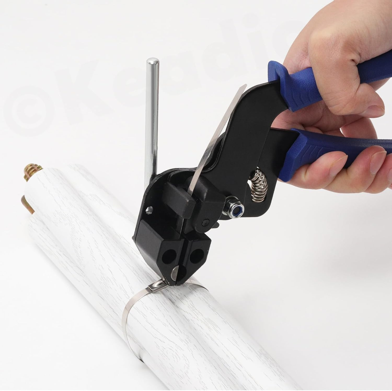 Keadic Stainless Steel Cable Tie Gun Kit with 150PCS Ties,Metal Tie Wrap Gun Kit,Fastening & Cutting Tool,Wire Cutter,Safety Gloves for Chain Link Fence, Dog Fence, Chicken Wire & Outdoor Fencing image number 2