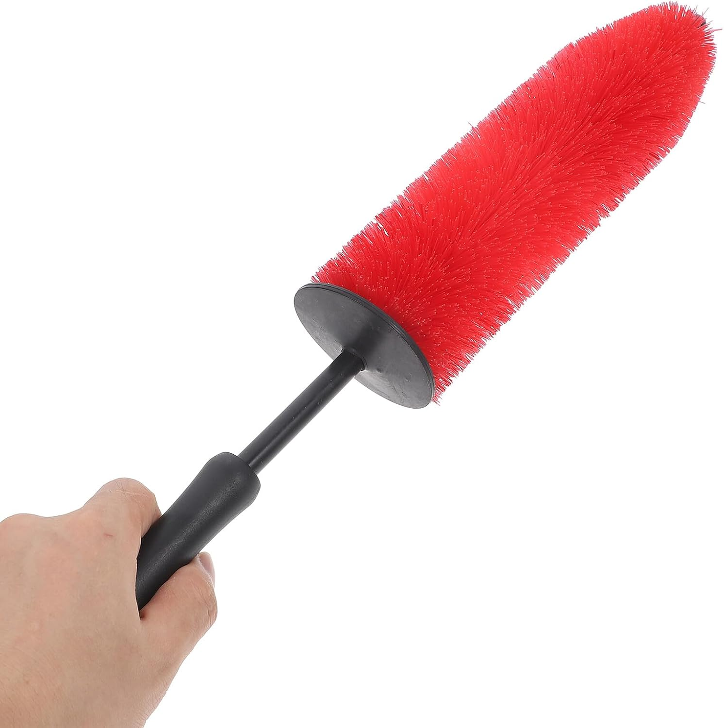 Parliky Ergonomic Car Wheel Cleaning Brush for Vehicle Wash Iron PP Materials Versatile Tire and Rim Cleaner for Thorough Automotive Detailing and Reach Areas image number 2