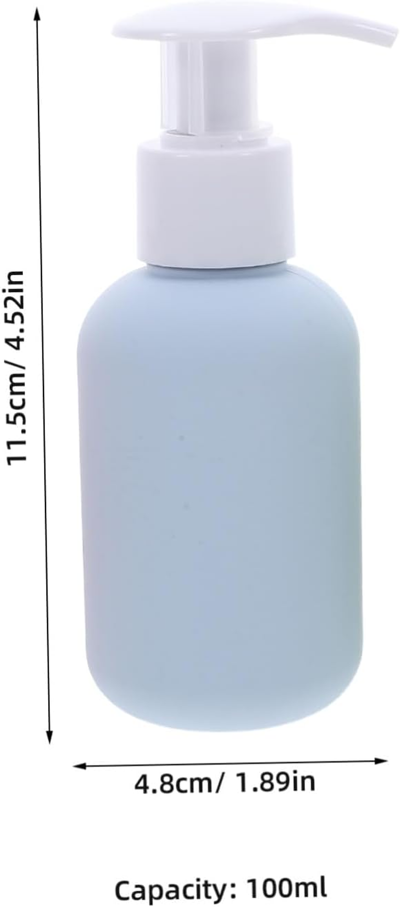 CLISPEED 3Pcs Leakproof Travel Pump Bottles Refillable Lotion Dispenser for Toiletries Cosmetics Shampoo Hand Soap and Skincare Creams Spillproof Widemouth Design for Easy Refills Portable image number 4