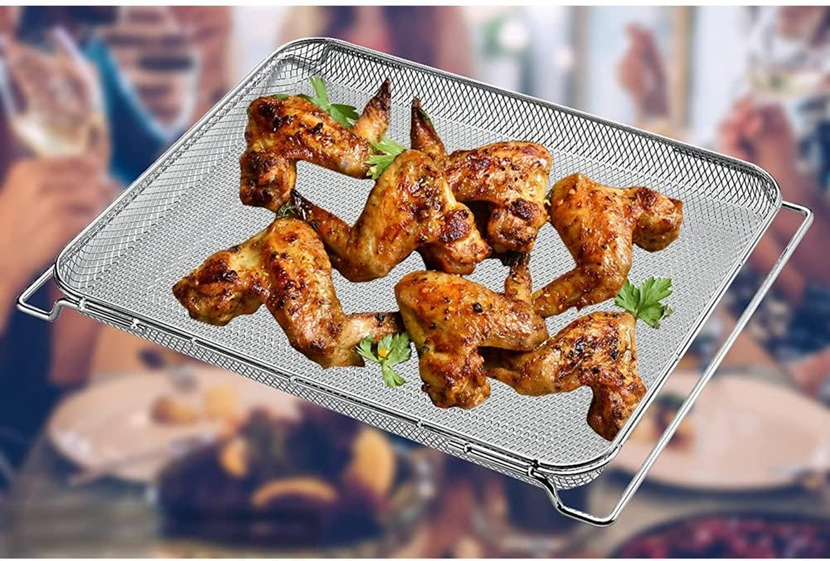 Air Fry Basket for Ninja Foodi DT251 DT201 DT200 Oven,Stainless Steel Oven Parts image number 5