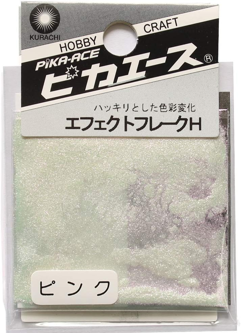 Pika-Ace Nail Powder Pika-Ace Effect Flake H M #402 Pink 0.4G Art Material