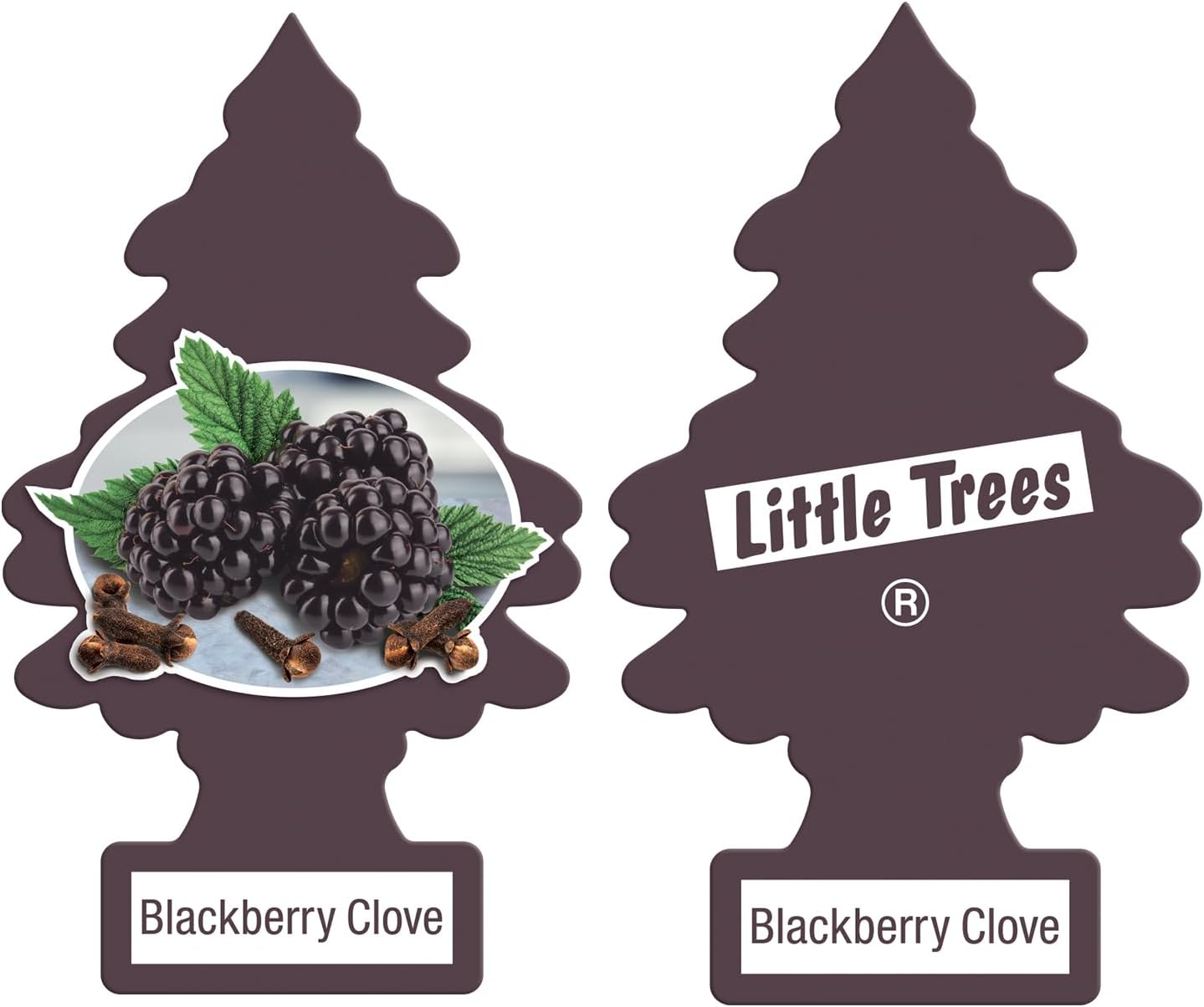 Little Trees DAS-17343 Car Air Freshener | Hanging Paper Tree for Home or Car | Blackberry Clove image number 4