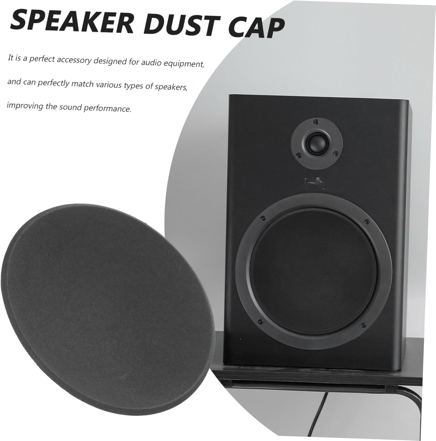 Abaodam Speaker Dust Cover Paper Cap for Subwoofer Coil Cover Dome Speaker Cap Subwoofer Accessory image number 6