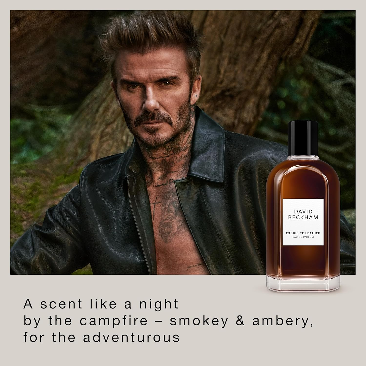 David Beckham Collection Exquisite Leather Eau De Parfum for Men, Fresh and Aromatic, Long Lasting Fragrance, 100Ml (3.3Oz) image number 2