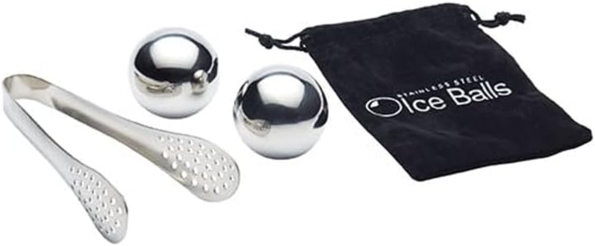 Barcraft Ice Ball Set 3Pc Stainless Steel Gift Boxed image number 4