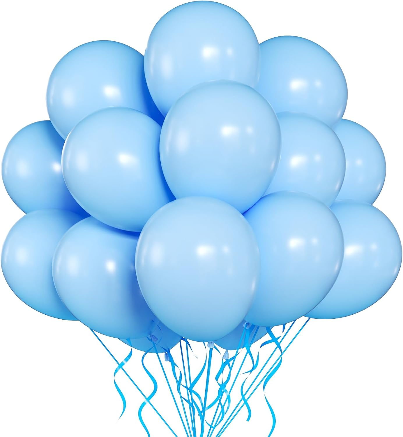 Yehnda Metallic Gold Balloons 12 Inch 50 Pcs Chrome Latex Party Helium Birthday Wedding Anniversary Decorations