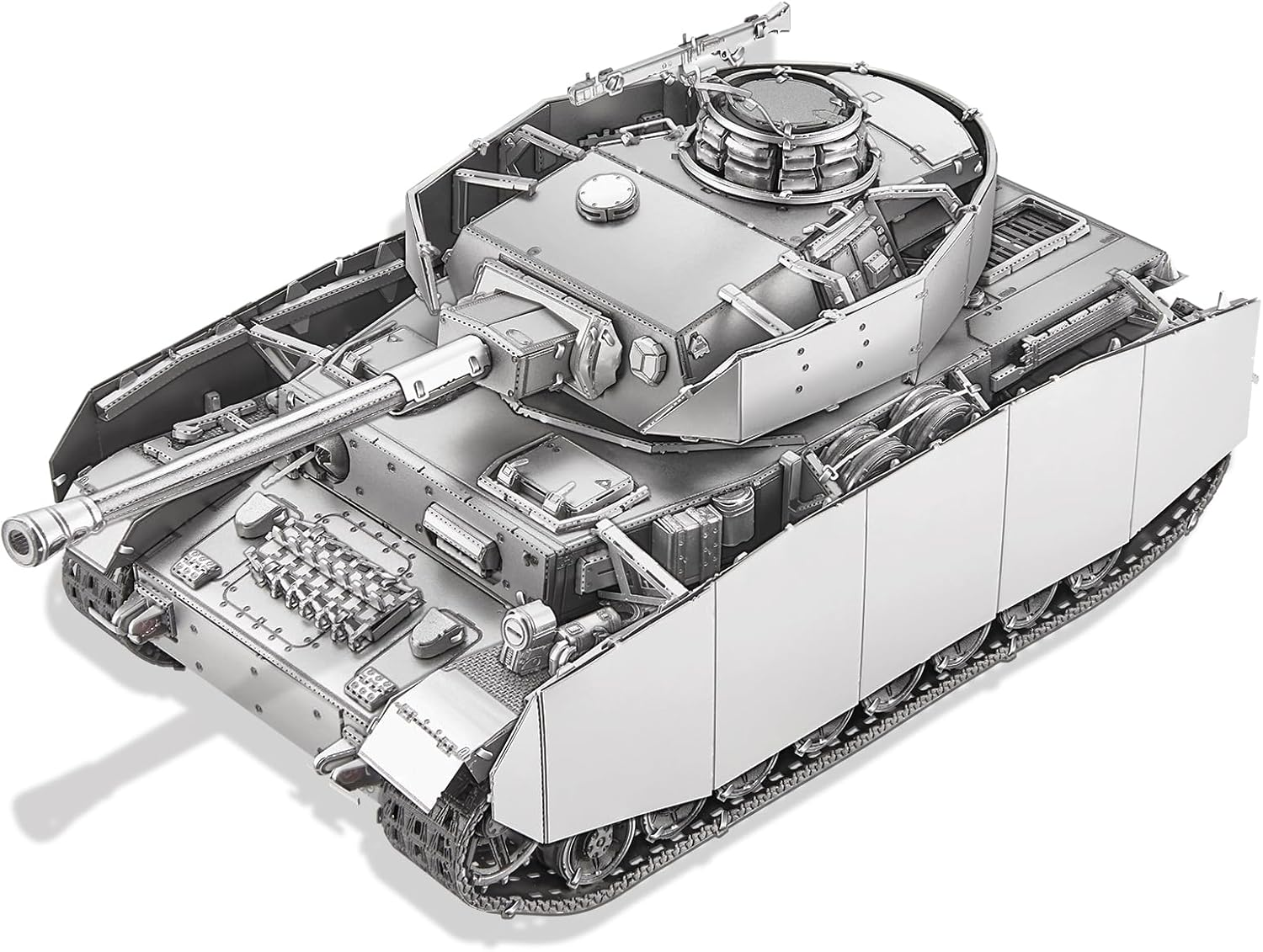 Piececool Metal 3D Puzzles for Adults, Germany Panzer IV Tanks Model Building Kits (1:48 Scale), DIY Assembling Arts and Crafts, Best Christmas Birthday Gifts image number 5