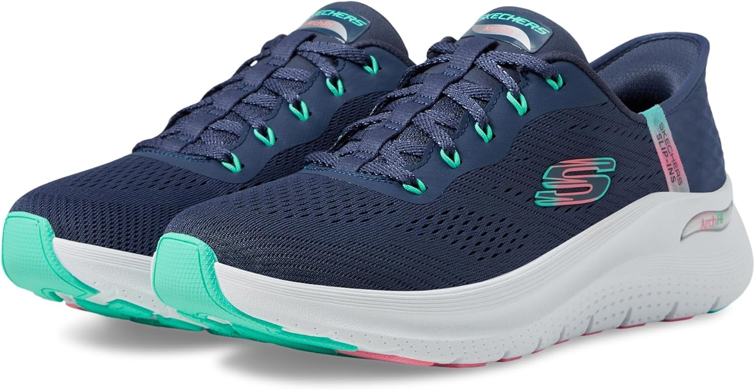 Skechers Women'S Arch Fit 2.0 Easy Chic Hands Free Slip-Ins Sneaker image number 4
