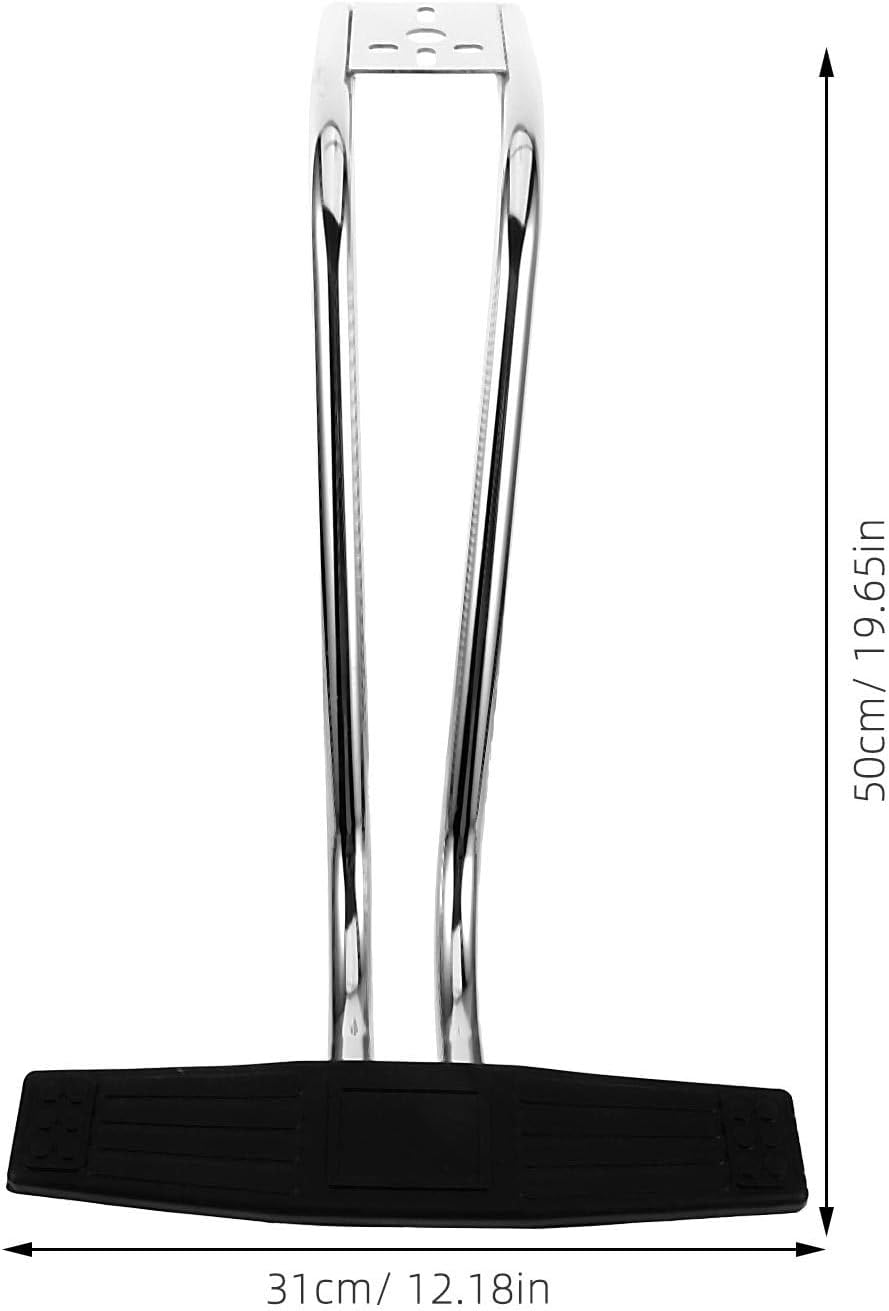 Salon Chair Foot Rest Replacement Pedal - Durable Footrest Attachment for Barber and Massage Chairs - Comfort Adjustable Salon Foot Rest Equipment image number 5