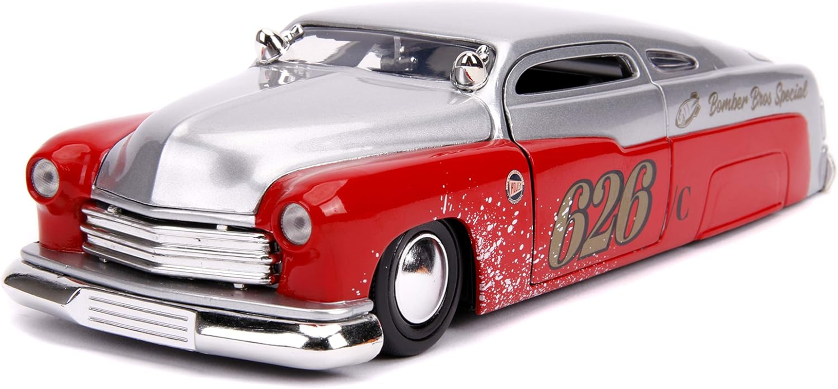 JADA Toys Big TIME Muscle - 1951 Mercury Coupe 1:24 Scale DIECAST CAR RED image number 4