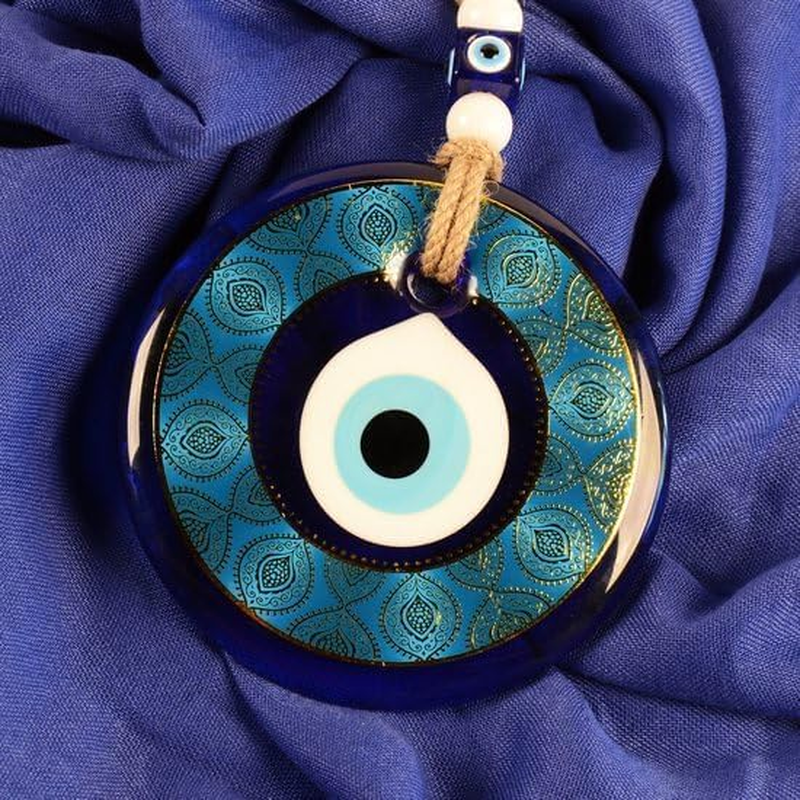 BABY SHOWER CHOCOLATE Evil Eye Wall Hanging, Home Decor, Good Luck Charming, Evil Eye Wall Decor, Nazar Boncuğu, Gift Ideas for a New Home Office, TM1001-13 Cm
